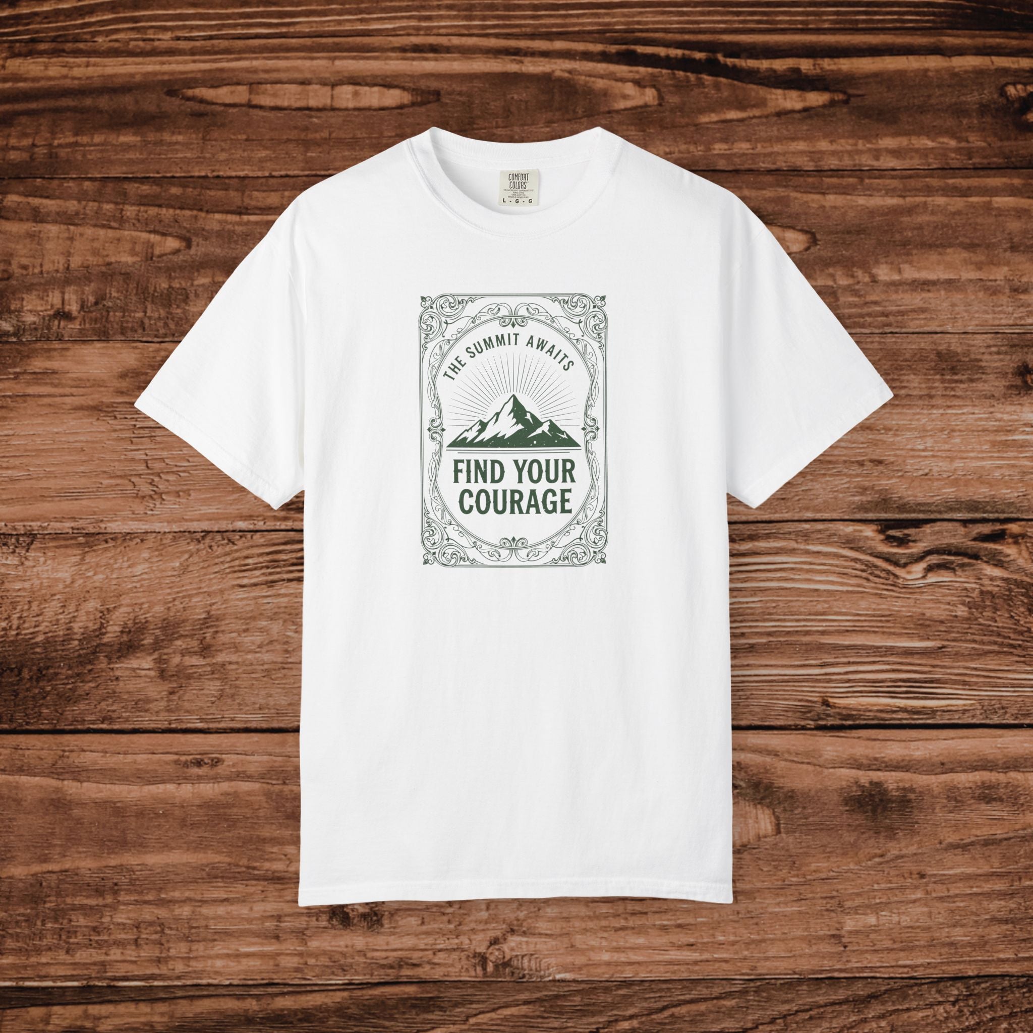 Find Your Courage T-shirt | Inspirational Typography Tee