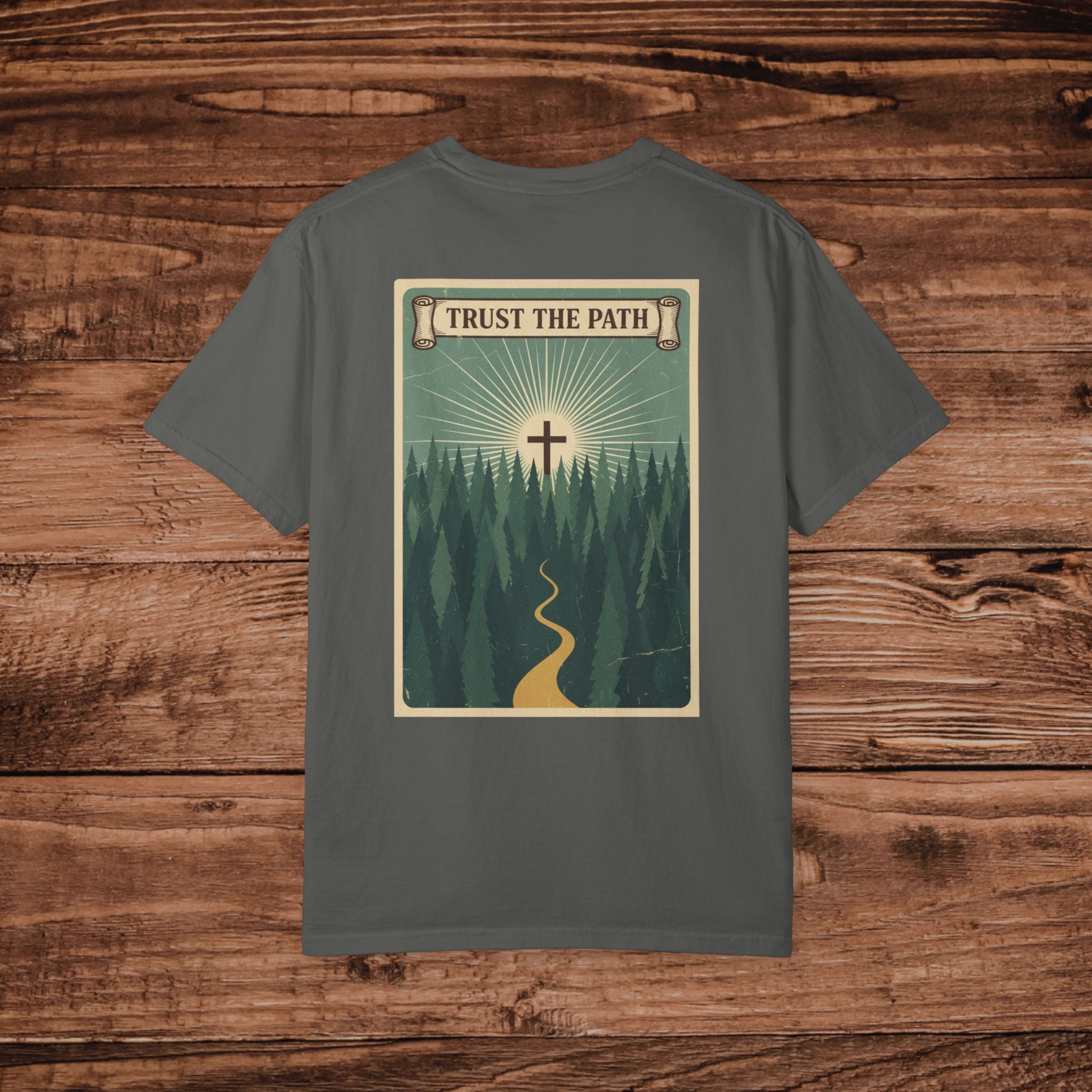 Trust the Path faith-based graphic T-Shirt | Inspirational Christian tee