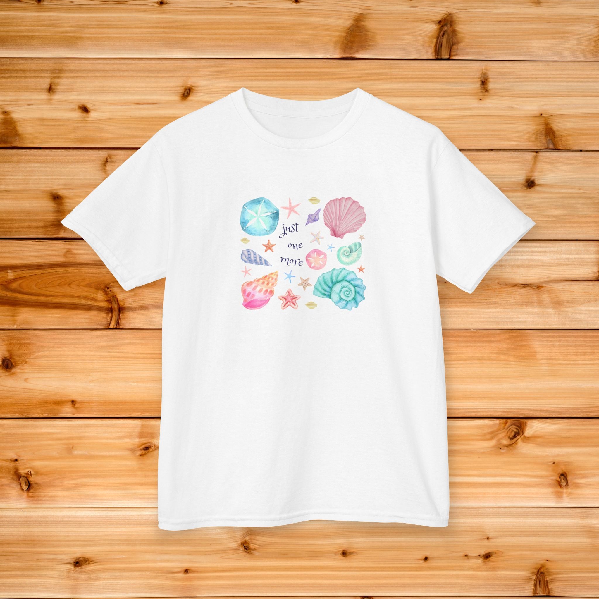 Shell lover Kids Tee | Cute Pastel Seashells, Starfish, Ocean Theme