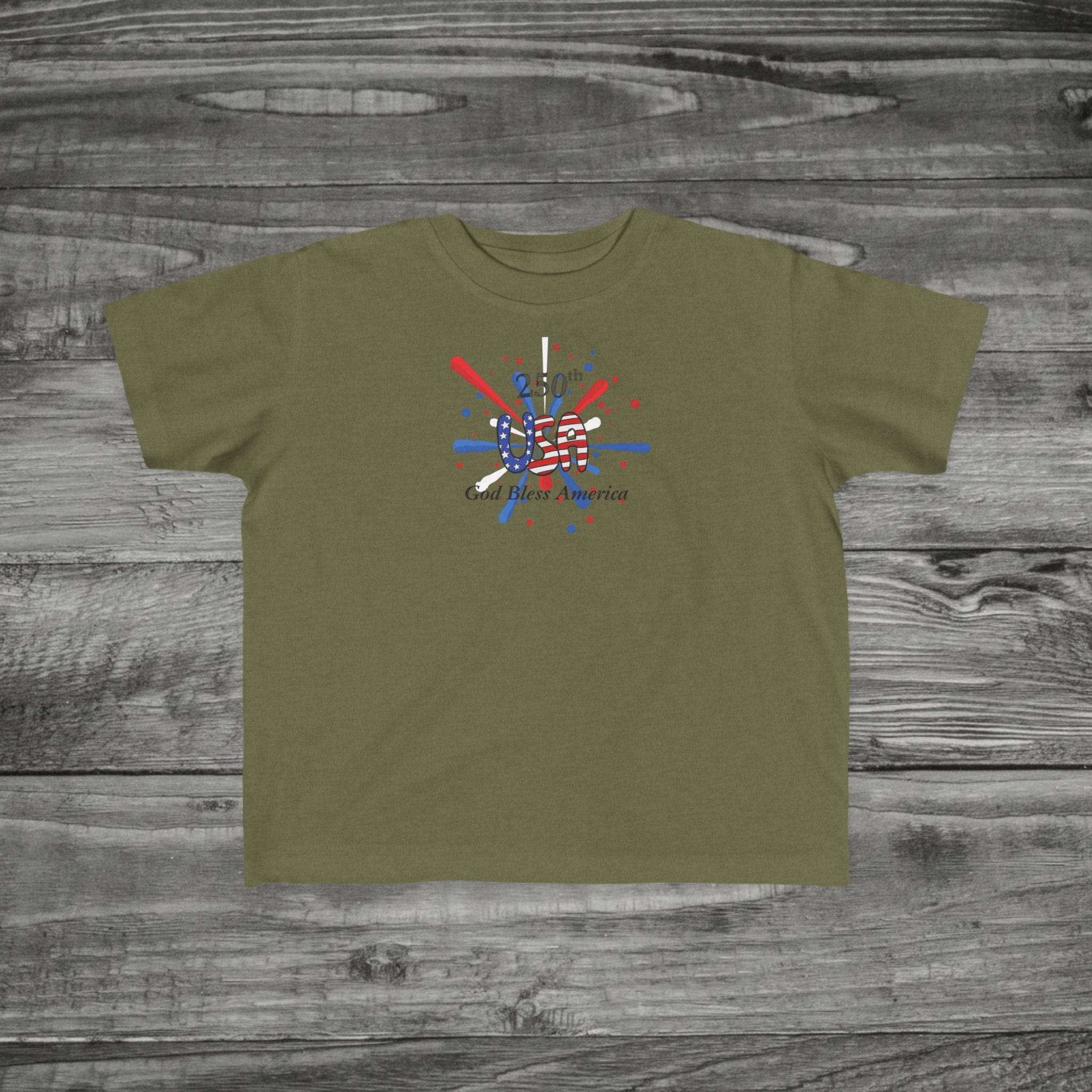 Toddler 250th USA Tee | 4th July Shirt