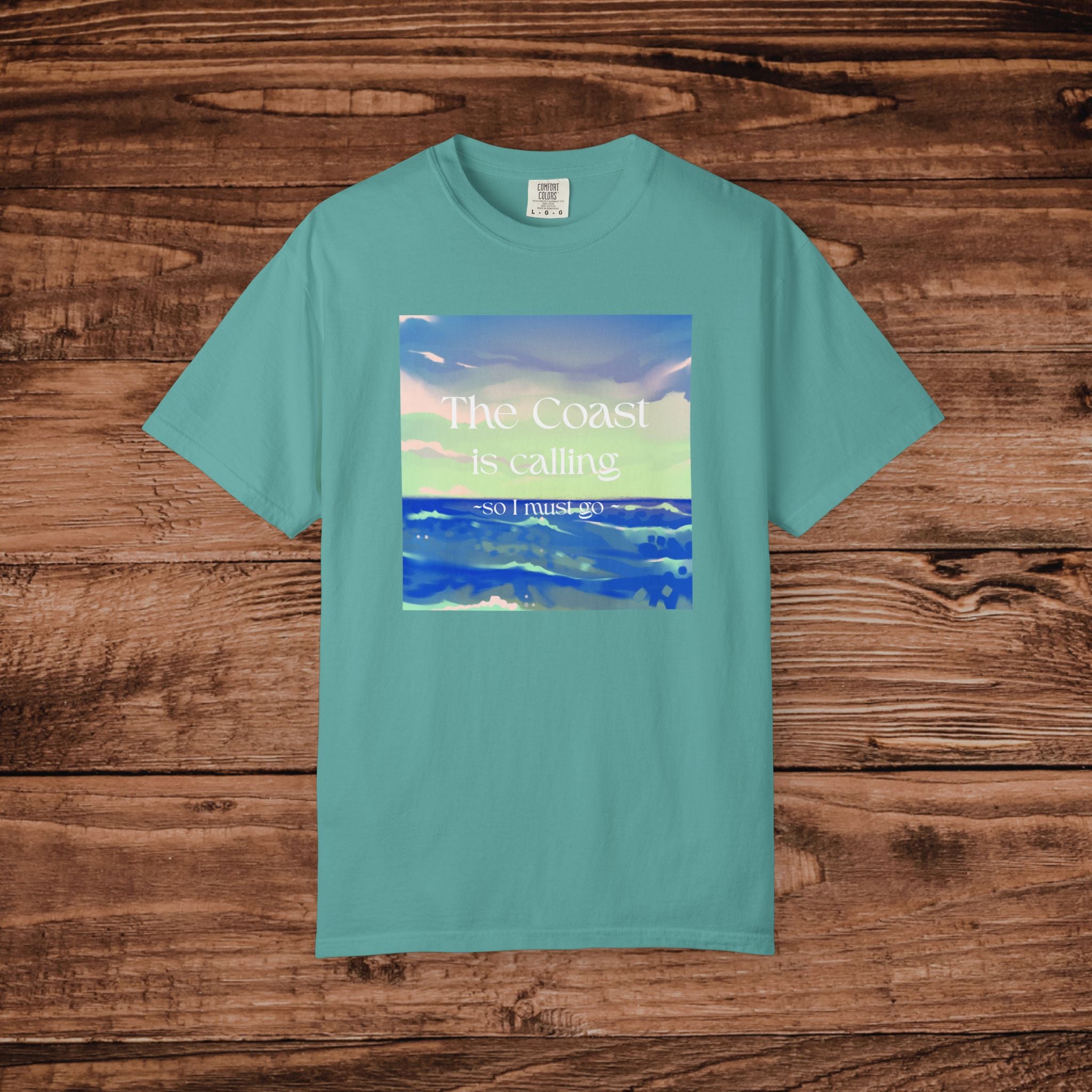 The Coast Is Calling T-Shirt | Ocean Waves Coastal Tee