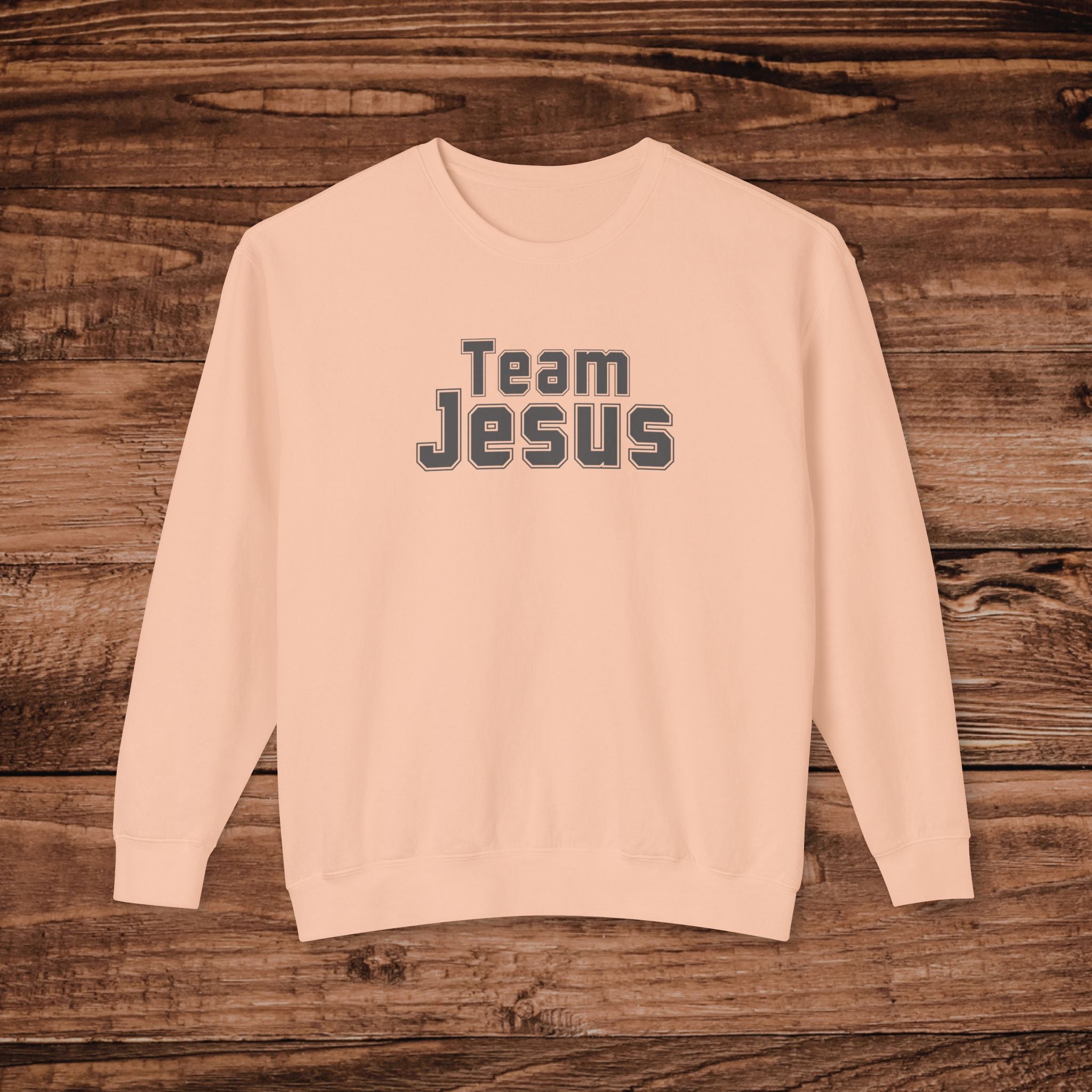 Team Jesus Crewneck Sweatshirt | Christian Faith Typography
