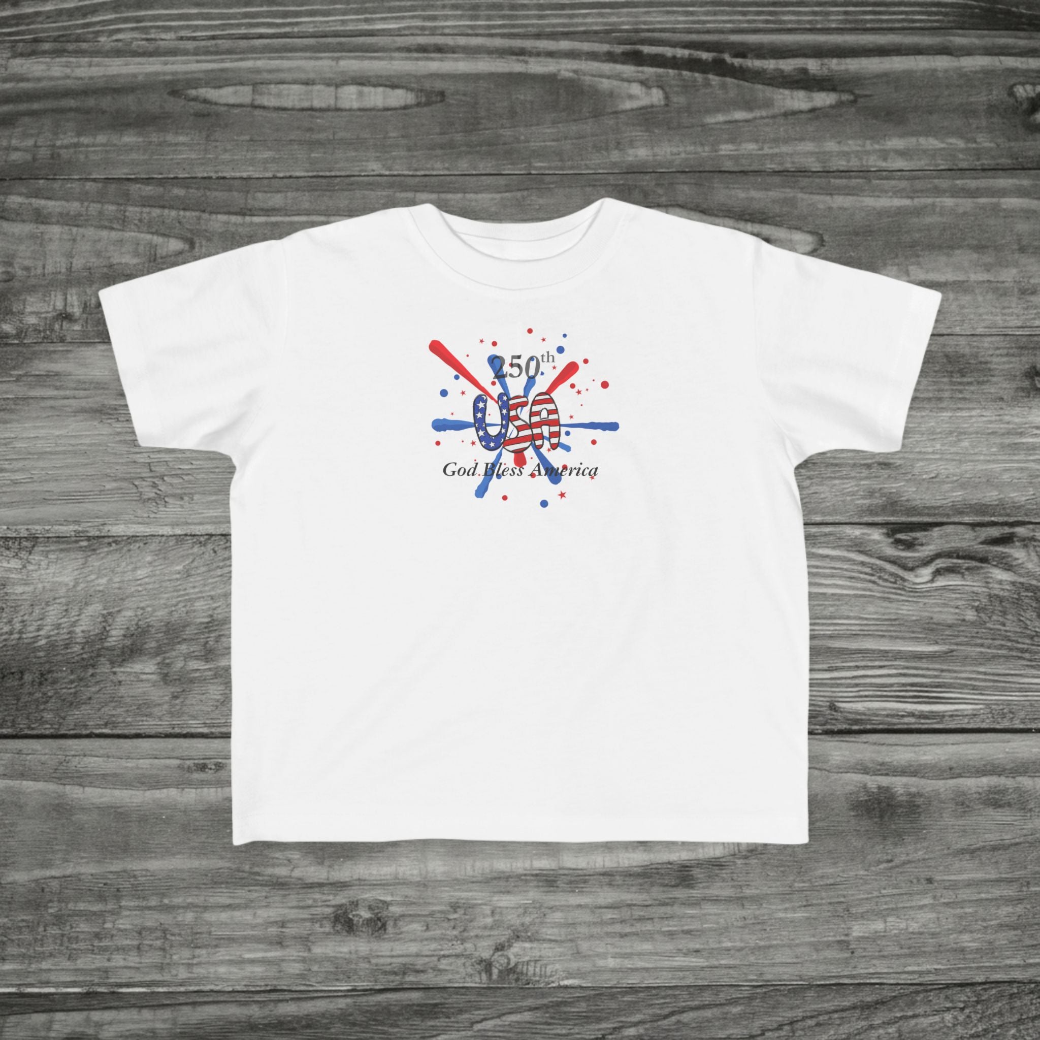 Toddler 250th USA Tee | 4th July Shirt
