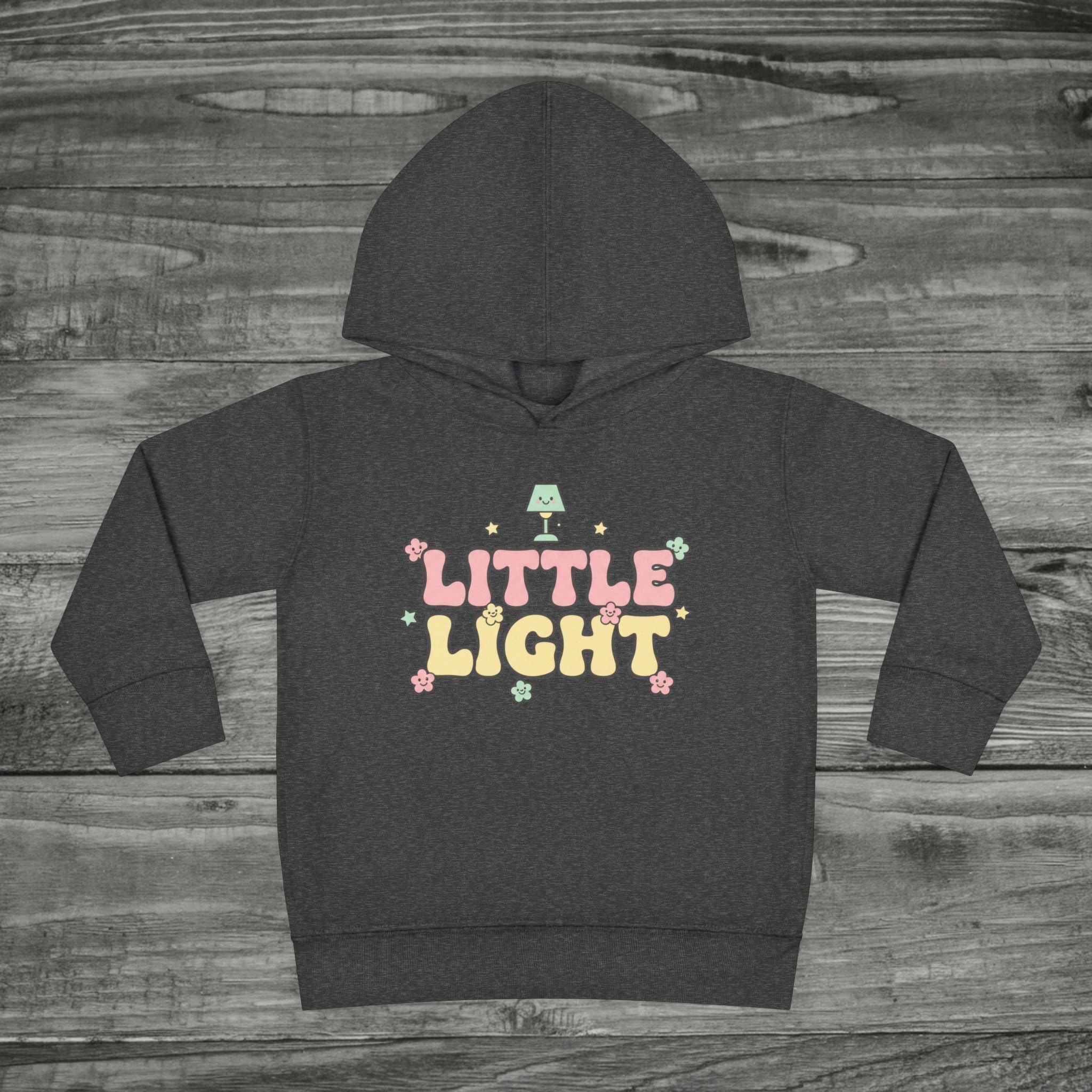 Little Light toddler hoodie | kids pullover with lamp graphic