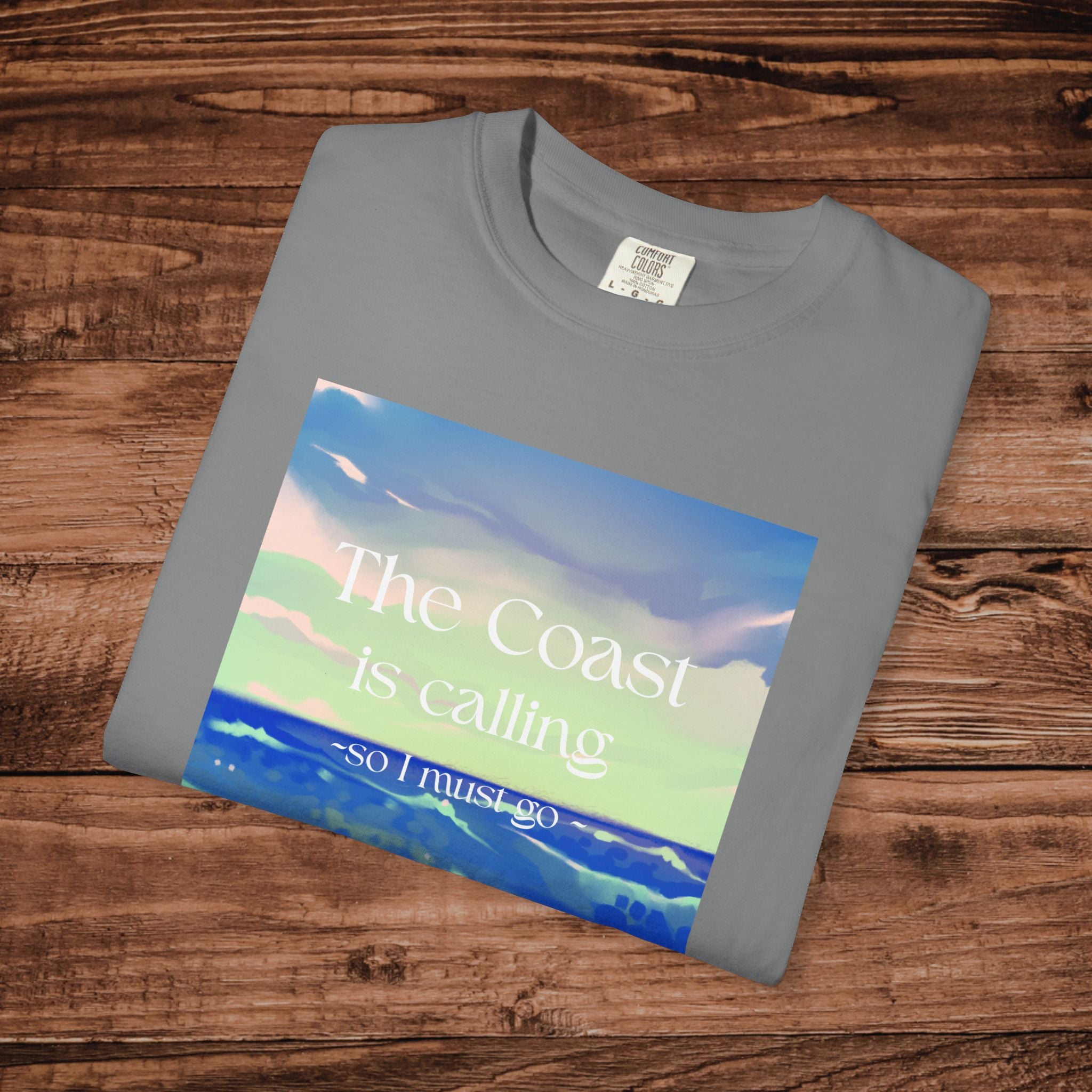 The Coast Is Calling T-Shirt | Ocean Waves Coastal Tee