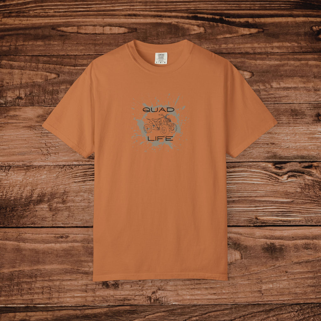 Quad Life T-Shirt, ATV Off-Roading Graphic Tee, Four Wheeler Tee, Gift for Mud Riding Enthusiast, Aesthetic Outdoor Adventure Apparel