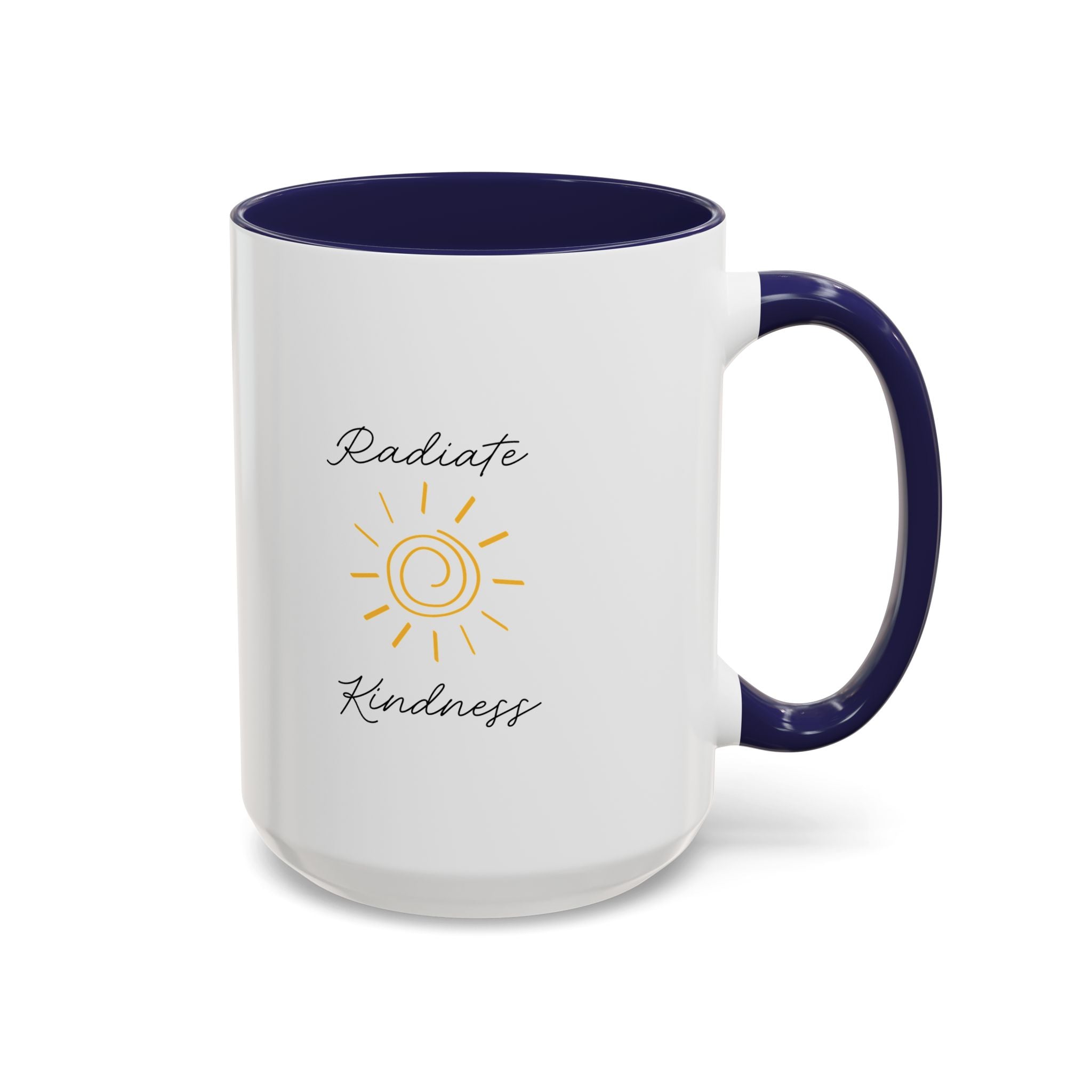Radiate Happiness Sun Accent Coffee Mug