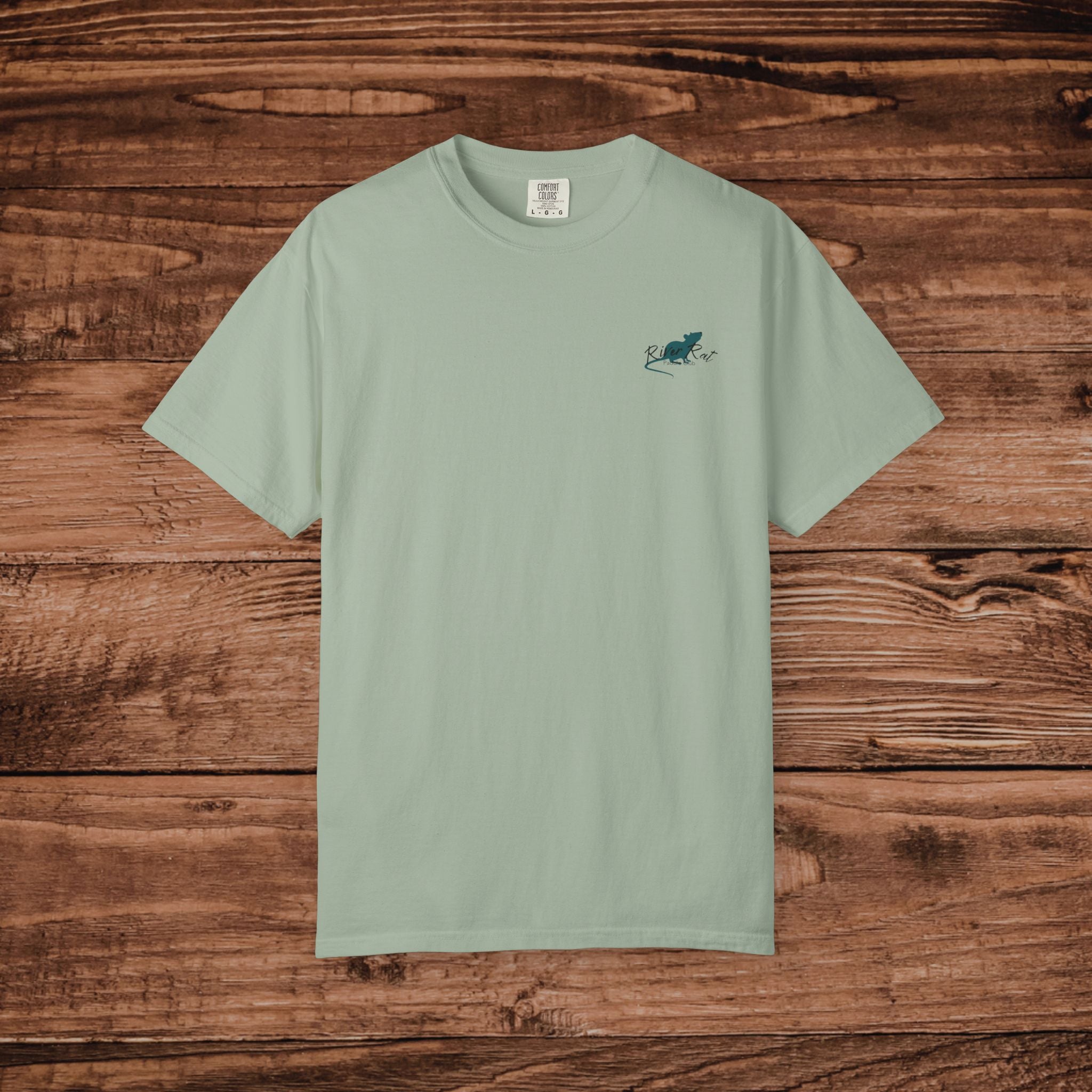 River Rat Paddle Club T-Shirt | Dual Graphics, Outdoor Kayak Paddle Board Apparel