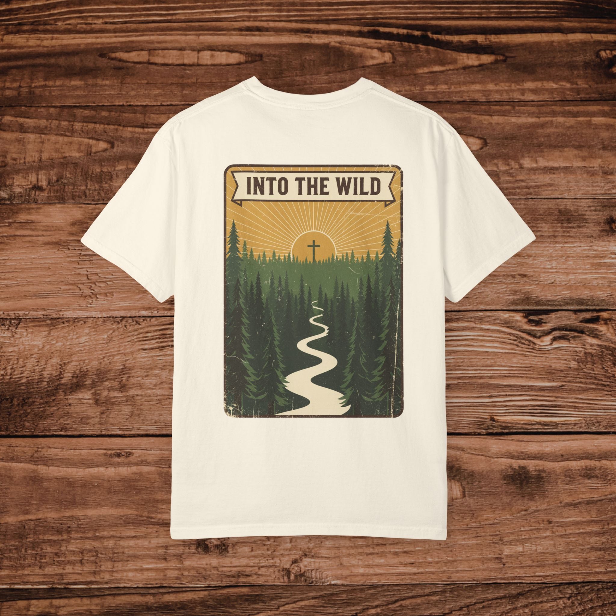 Into the Wild graphic tee T-Shirt Adventure Nature Outdoors