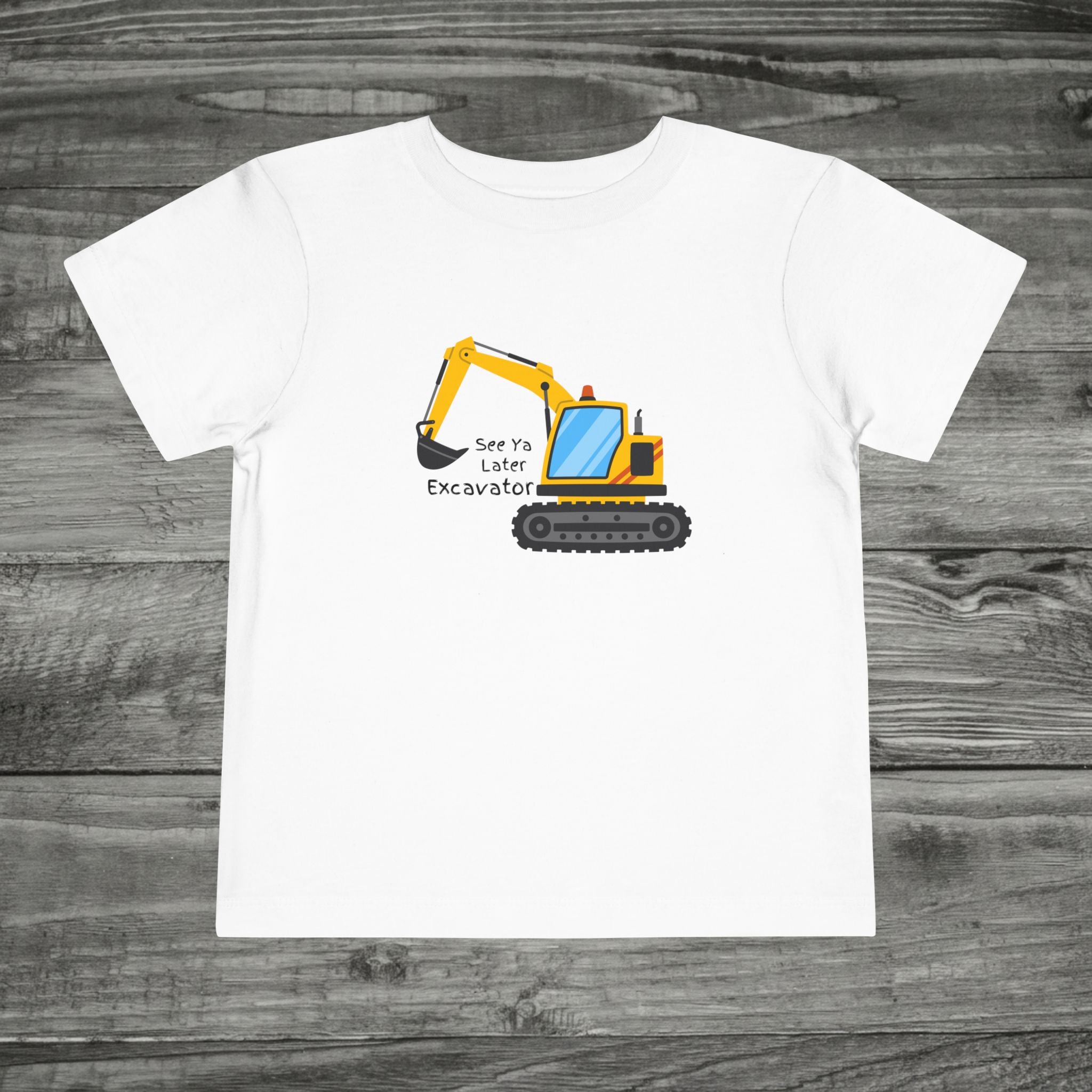 Excavator Toddler Tee | Construction Truck Shirt