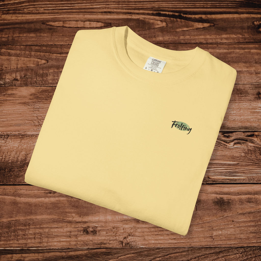 Frolfing Frisbee Golf T-Shirt, Dual Graphic Disc Golf Graphic Tee, Lets Go Frolfing, Frolf Gift, Disc Golfer Apparel, Outdoor Sports
