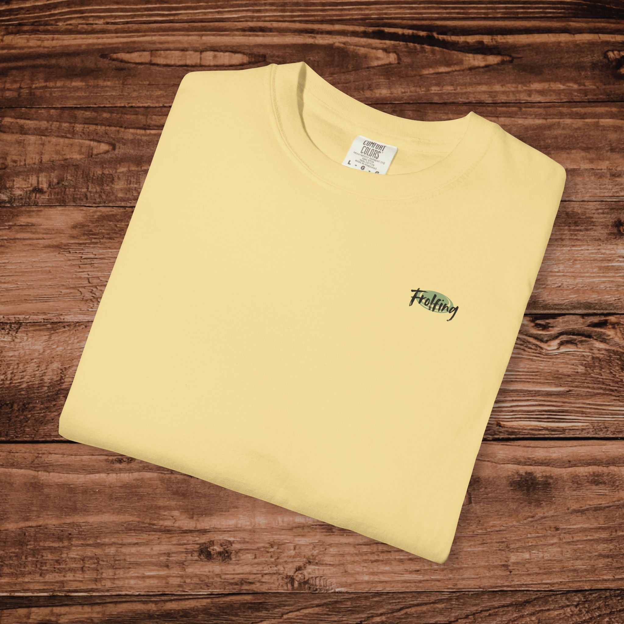 Frolfing Frisbee Golf T-Shirt, Dual Graphic Disc Golf Graphic Tee, Lets Go Frolfing, Frolf Gift, Disc Golfer Apparel, Outdoor Sports
