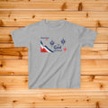 America In God We Trust Kids T-Shirt | Patriotic Stars Red White Blue