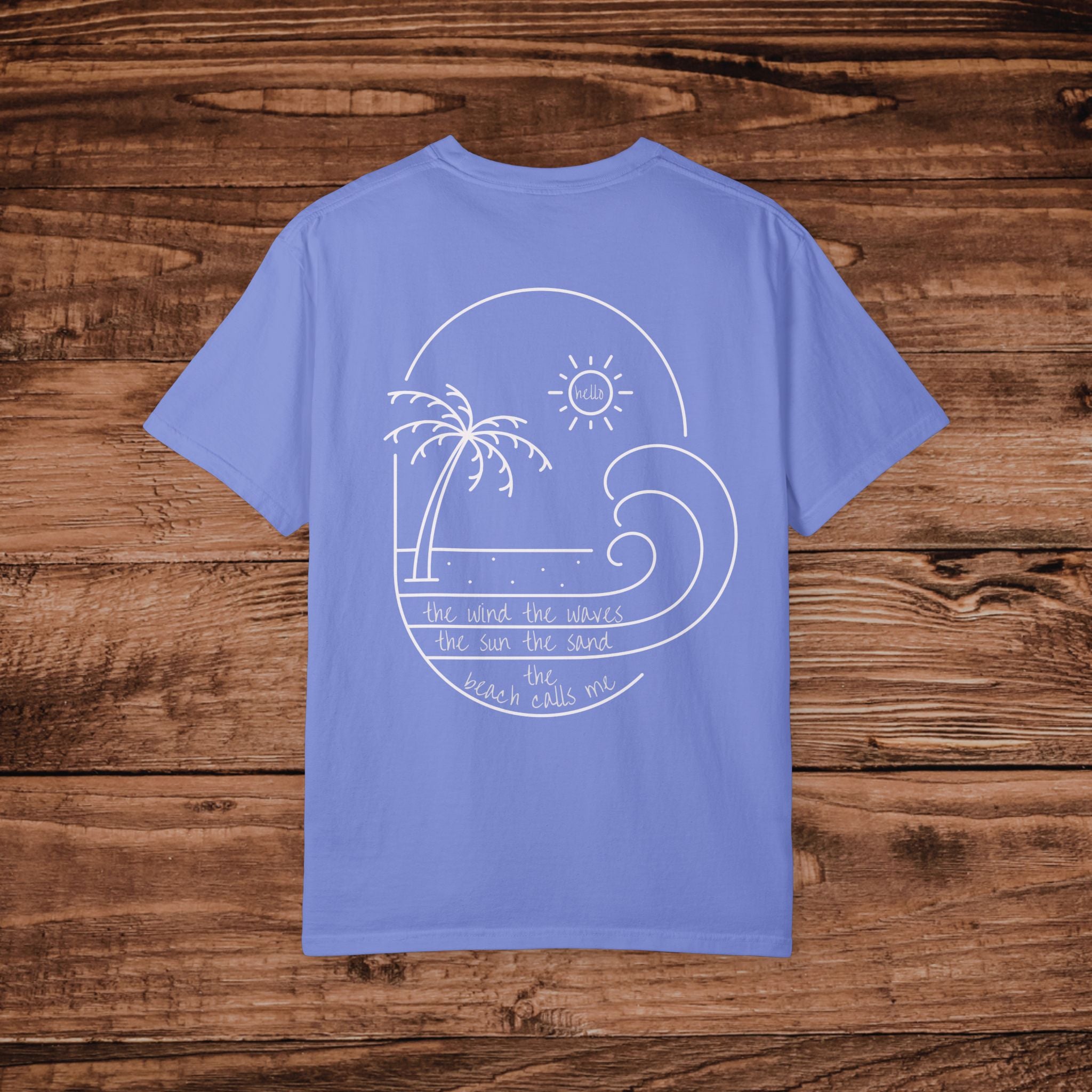 Summer Graphic Tee, The Wind The Waves The Sun The Sand T-Shirt, Minimal Aesthetic line art Beach Shirt, Oversized Coastal Beachwear