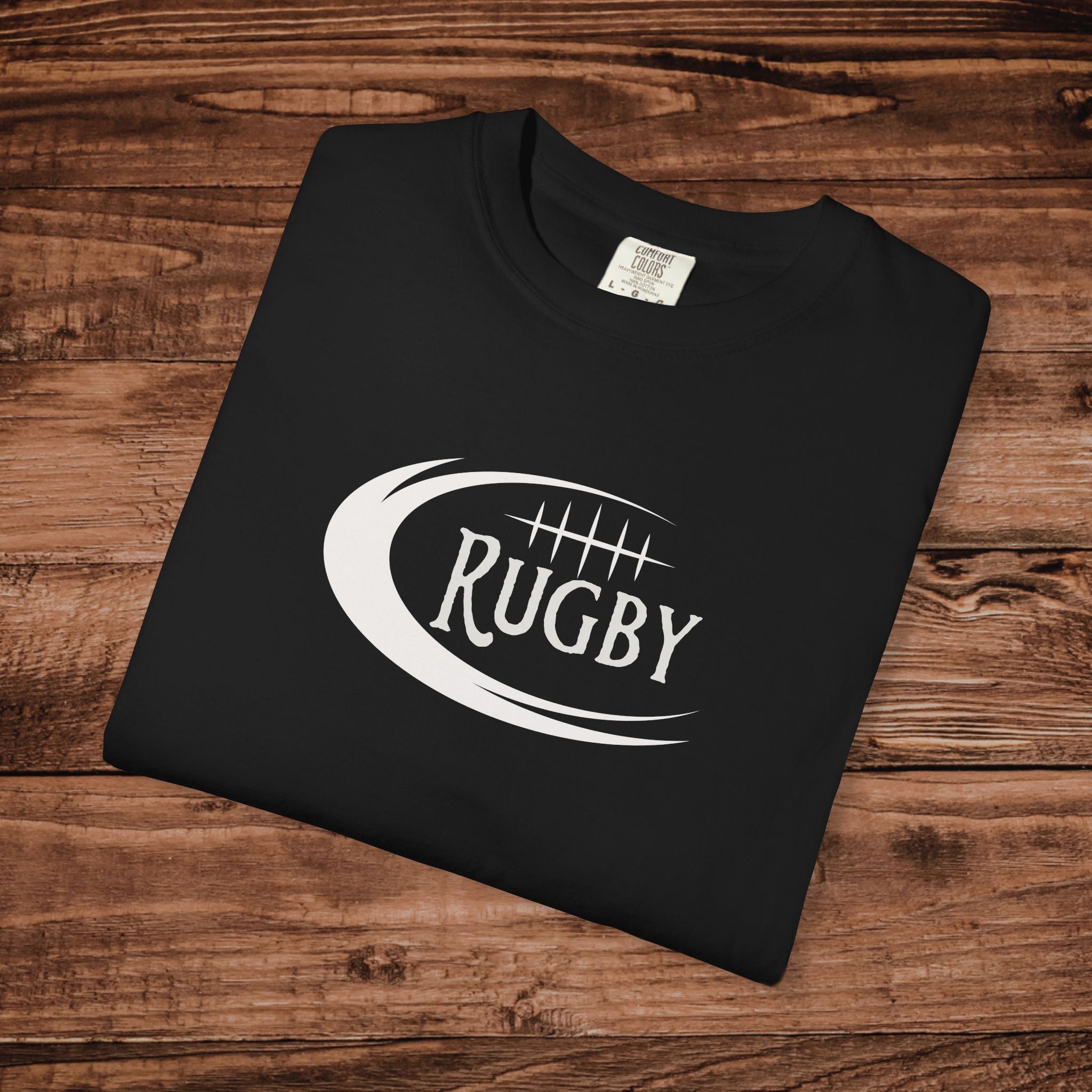 Rugby Graphic T-Shirt, Vintage Style Rugby Player Tee, Retro Collegiate Sports Shirt, Aesthetic Rugby Top, Rugby Fan Gift Tee