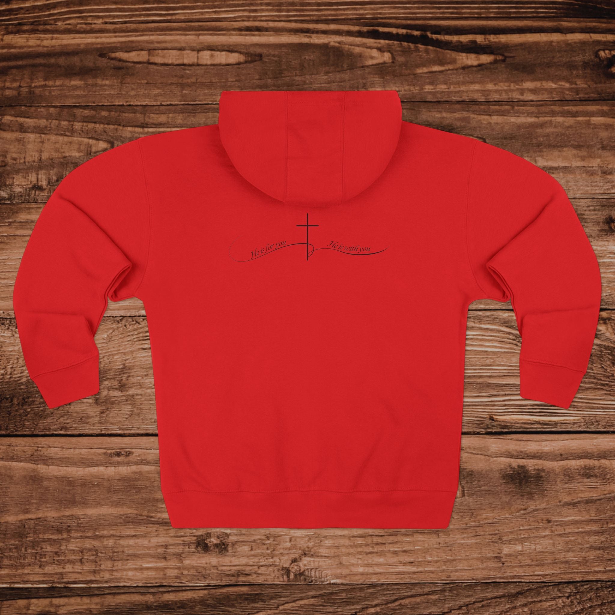 Christian Faith Cross Zip Up Hoodie | Scripture Apparel | Gift for Her