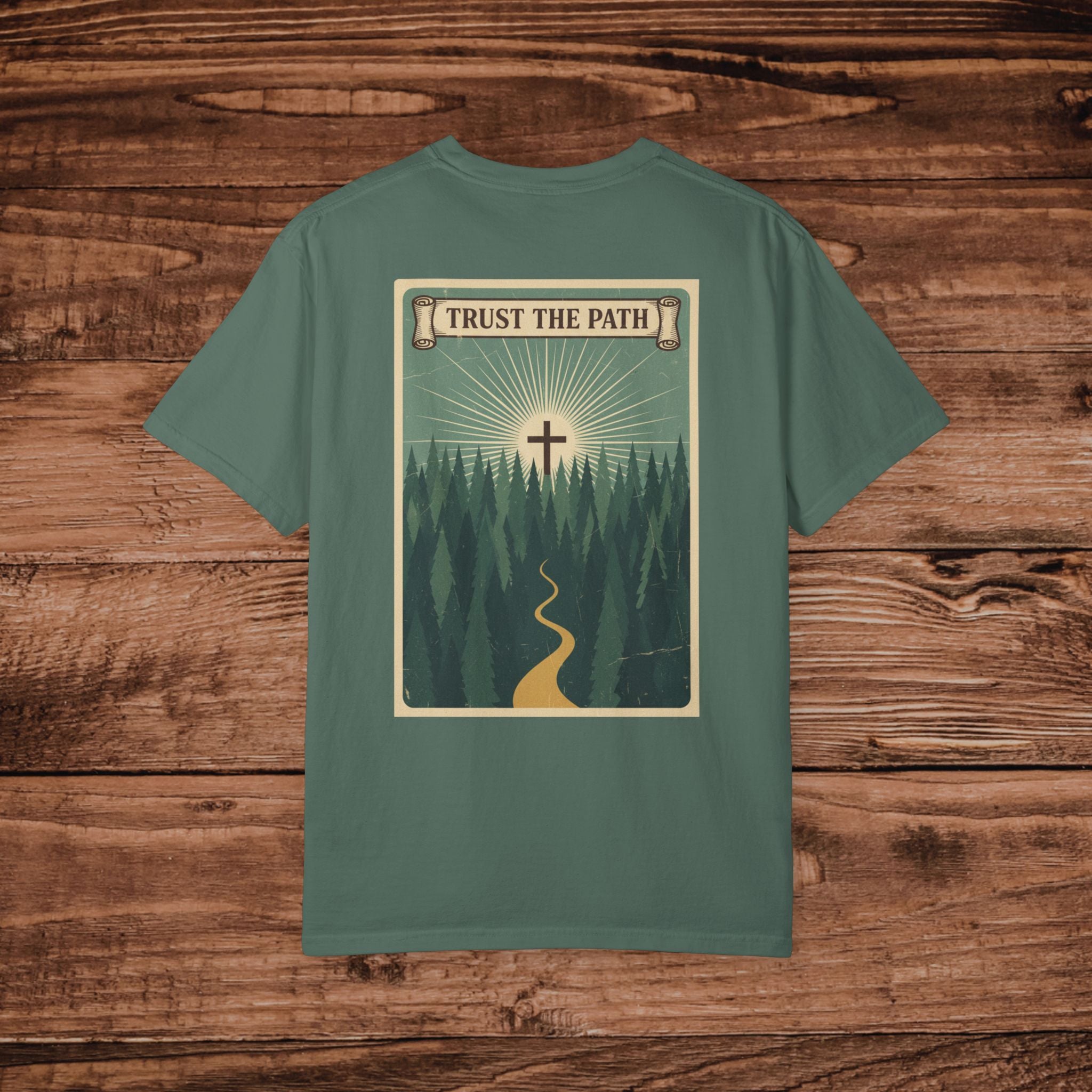 Trust the Path faith-based graphic T-Shirt | Inspirational Christian tee