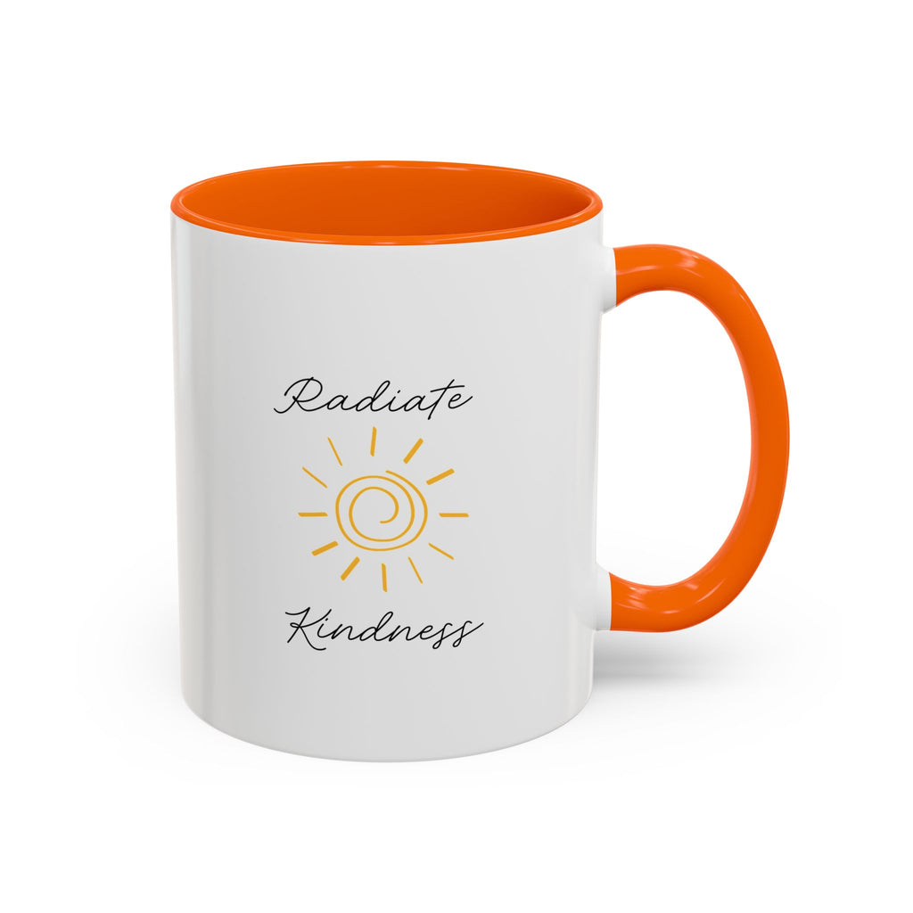 Radiate Happiness Sun Accent Coffee Mug