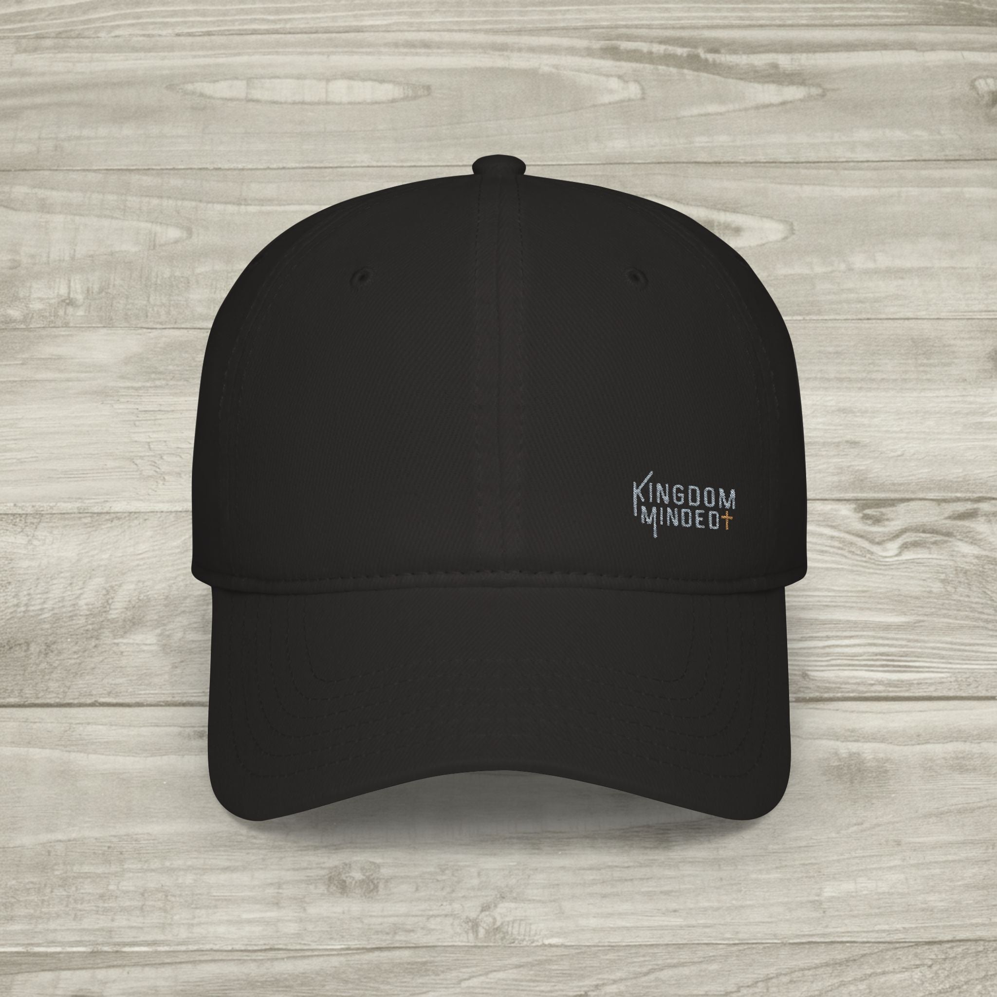 Kingdom Minded Embroidered Hat, Christian Aesthetic Baseball Cap, Minimalist Faith Hat, Religious Streetwear hat, Embroidered Cross Cap
