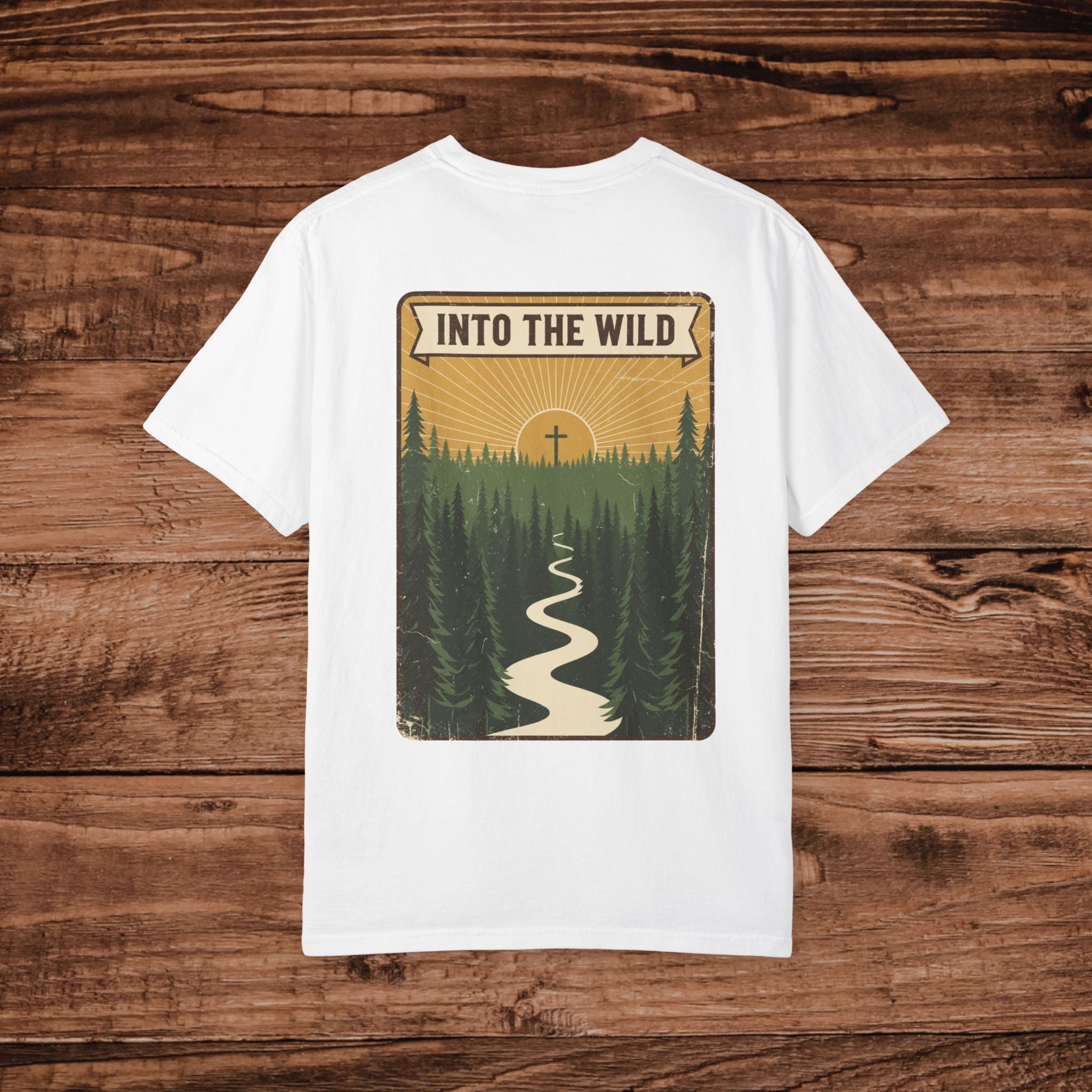 Into the Wild graphic tee T-Shirt Adventure Nature Outdoors