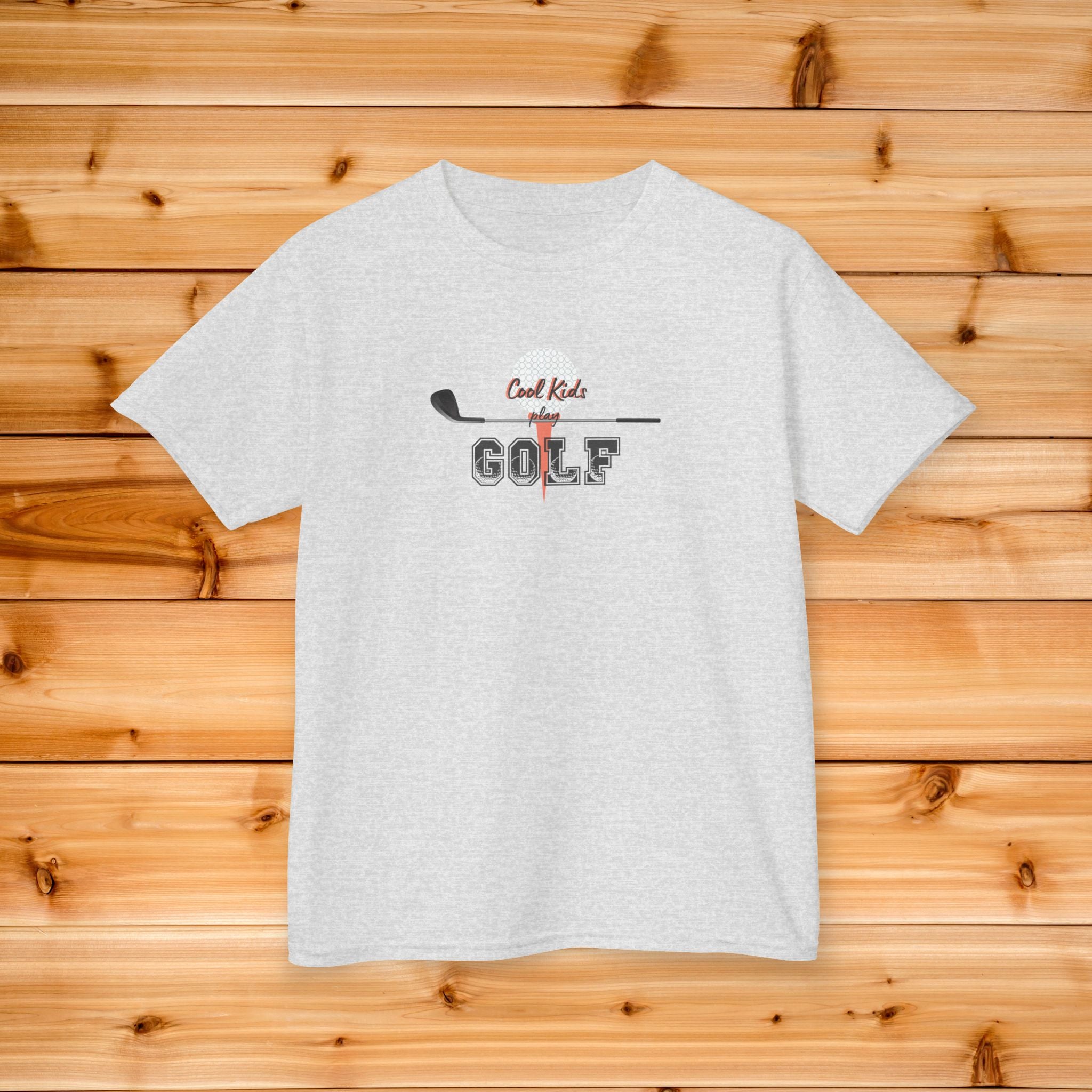 Cool Kids Play Golf Shirt, Junior Golfer Graphic Tee, Toddler Golfing T-shirt, Youth Country Club Apparel, Minimalist Golf Gift for Kids