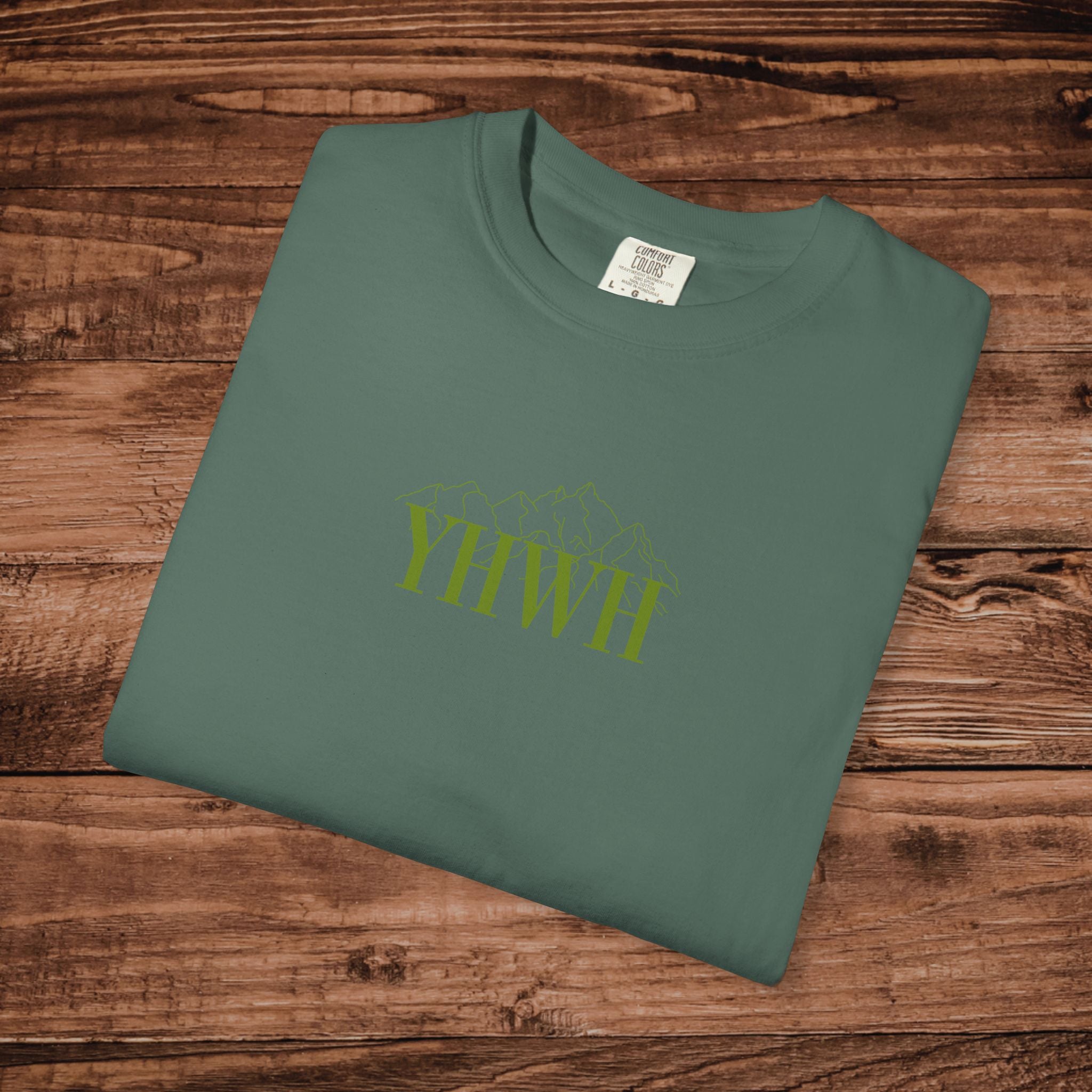 YHWH Shirt, Yahweh Hebrew Tee, Christian Minimalist T-shirt, Names of God Apparel, Biblical Typography Shirt | Faith Based Gift for Women