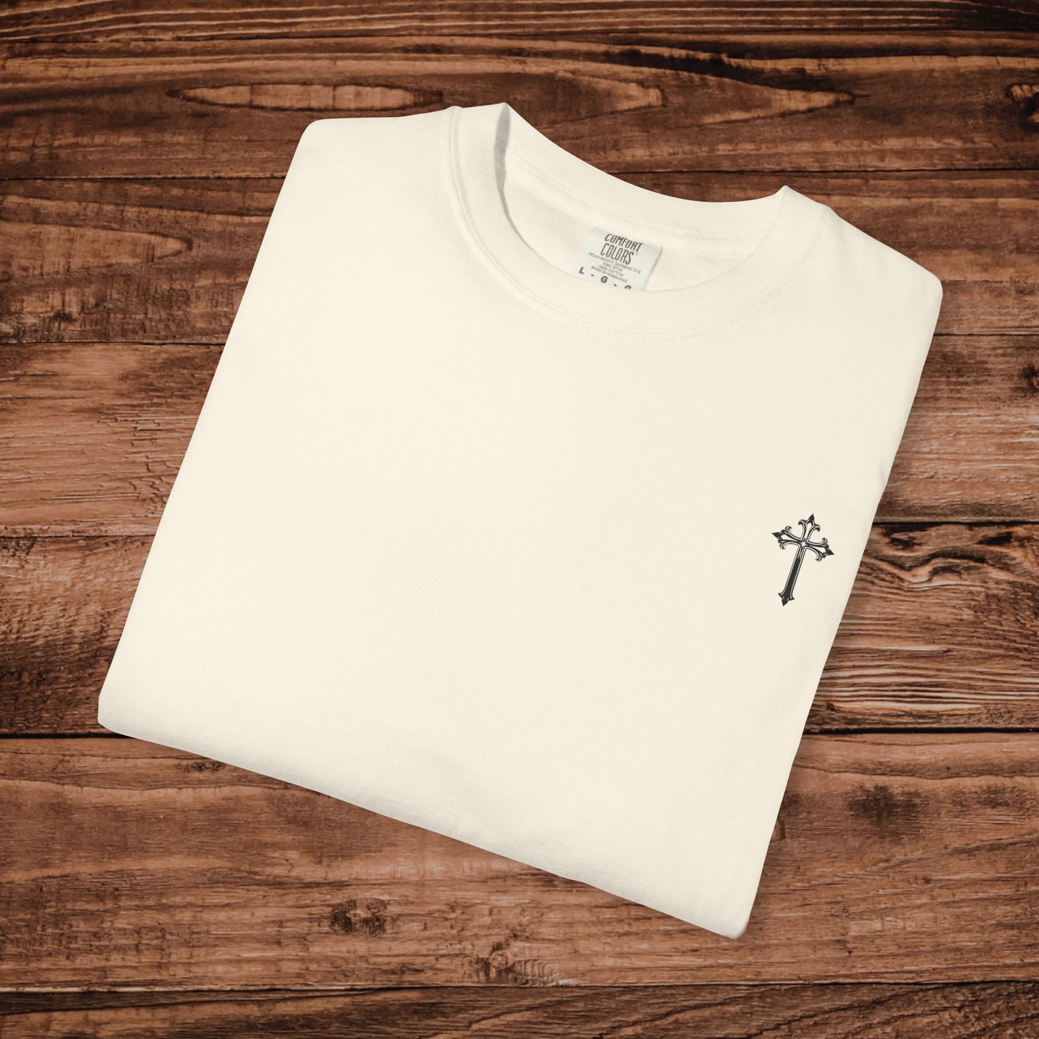 Ornate Lord of Lords Christian Gothic T-shirt Dual Graphic