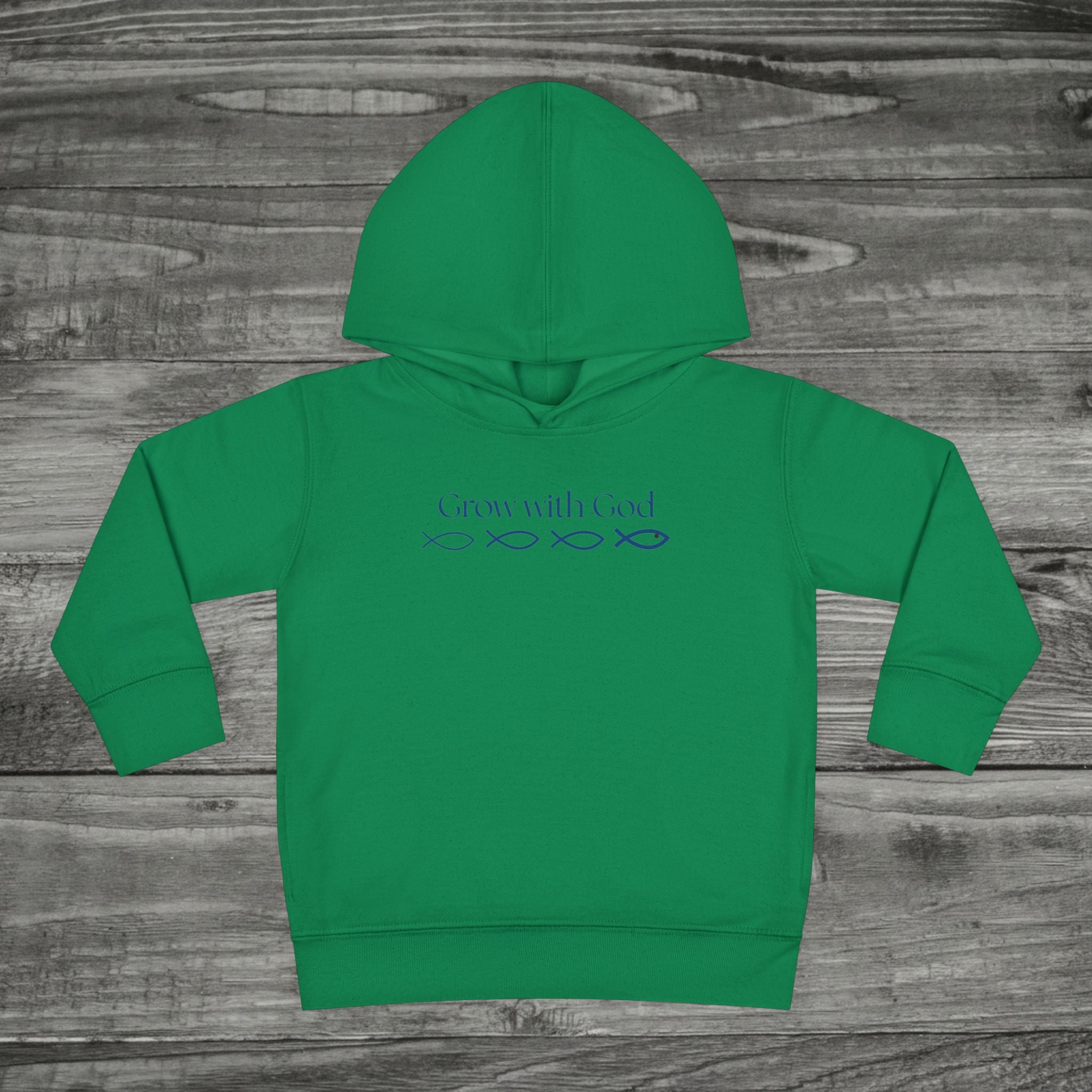 Toddler Grow With God Hoodie, Christian toddler pullover, Faith kids Sweatshirt, Sunday School, Cute Jesus Hoodie for Boys and Girls