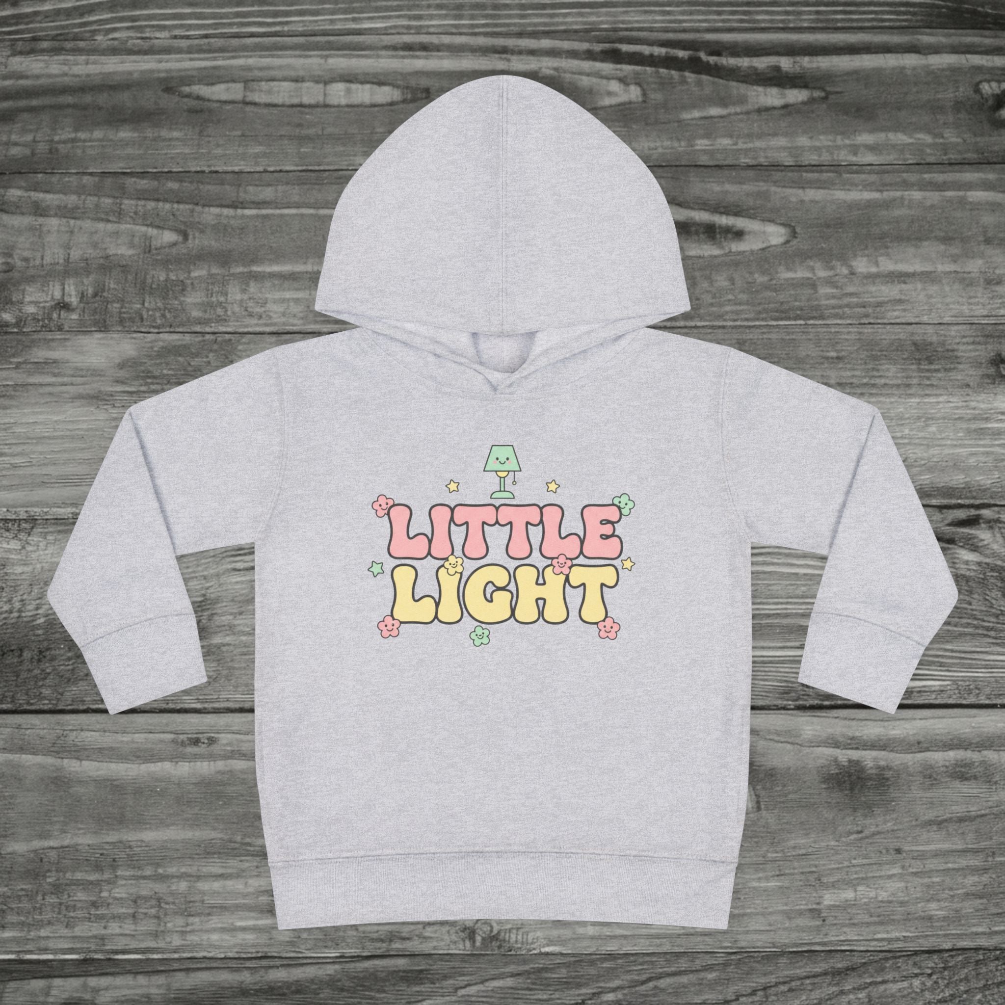 Little Light toddler hoodie | kids pullover with lamp graphic