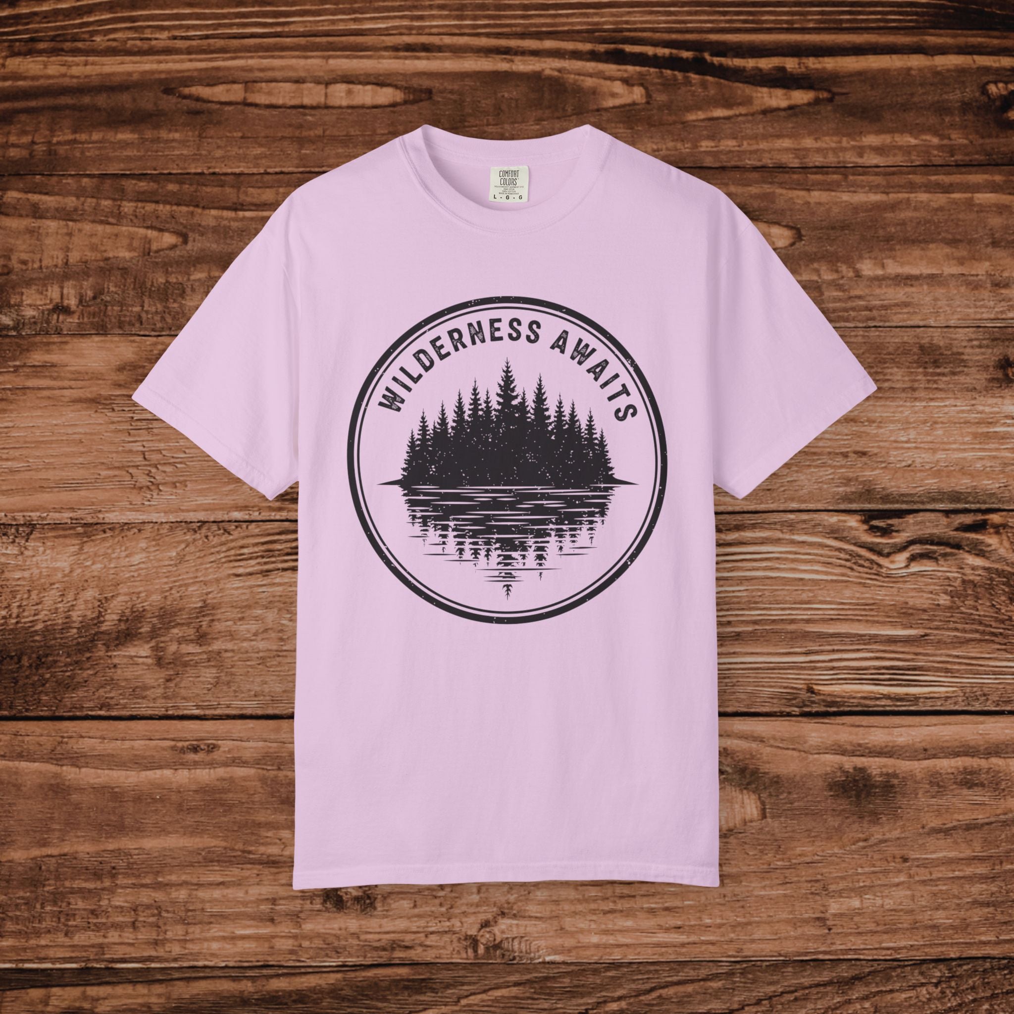 Wilderness Awaits T-Shirt | Nature Camping Outdoors