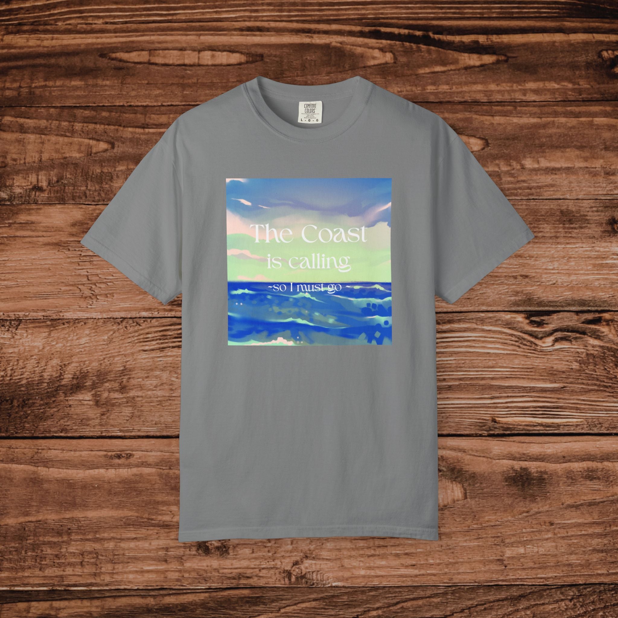 The Coast Is Calling T-Shirt | Ocean Waves Coastal Tee