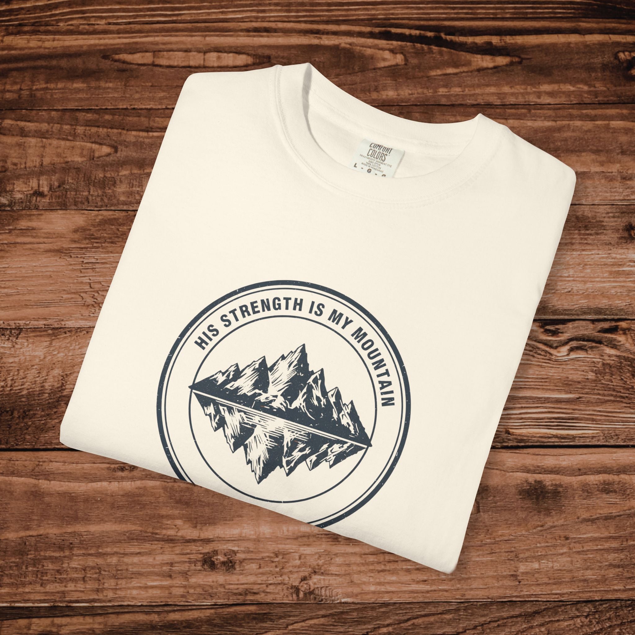 Mountain Reflection emblem T-Shirt Wilderness outdoor nature tee