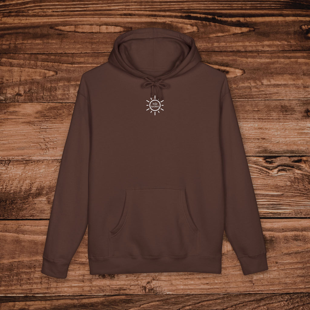 Embroidered Hello Sunshine Hoodie, Aesthetic Sun Sweatshirt, Premium Pullover, Minimalist Sunshine Gift, Oversized Unisex Hoodie