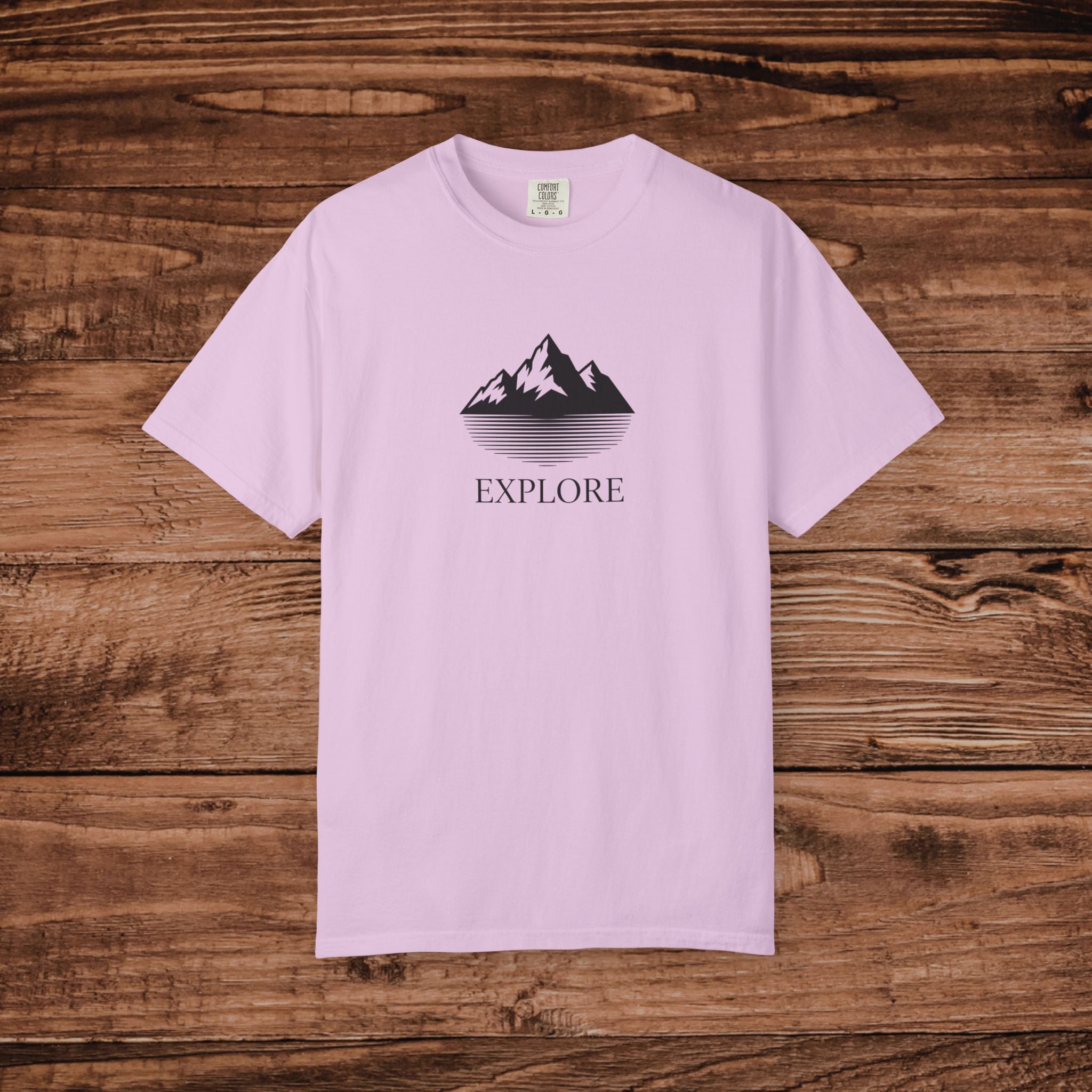 Explore T-shirt | Minimal Mountain Graphic Tee