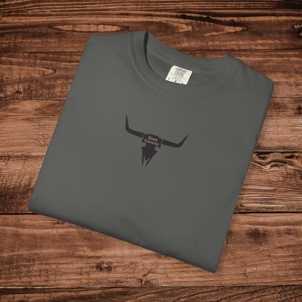 Cowboy Culture Gods Country T-shirt | Dual Graphic