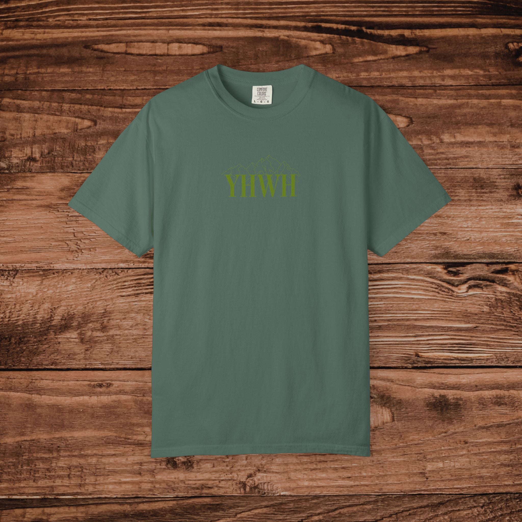 YHWH Shirt, Yahweh Hebrew Tee, Christian Minimalist T-shirt, Names of God Apparel, Biblical Typography Shirt | Faith Based Gift for Women