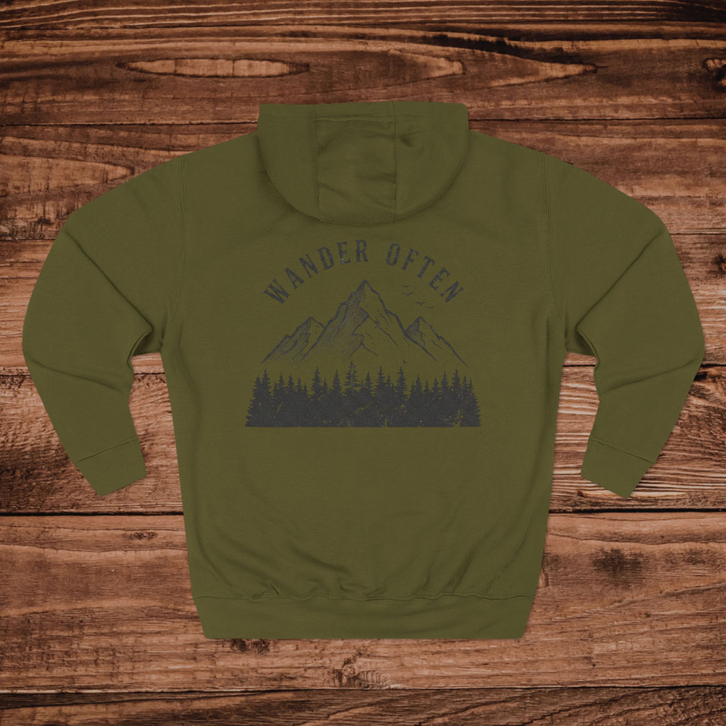 Minimal Compass Graphic Hoodie | Nautical North South East West