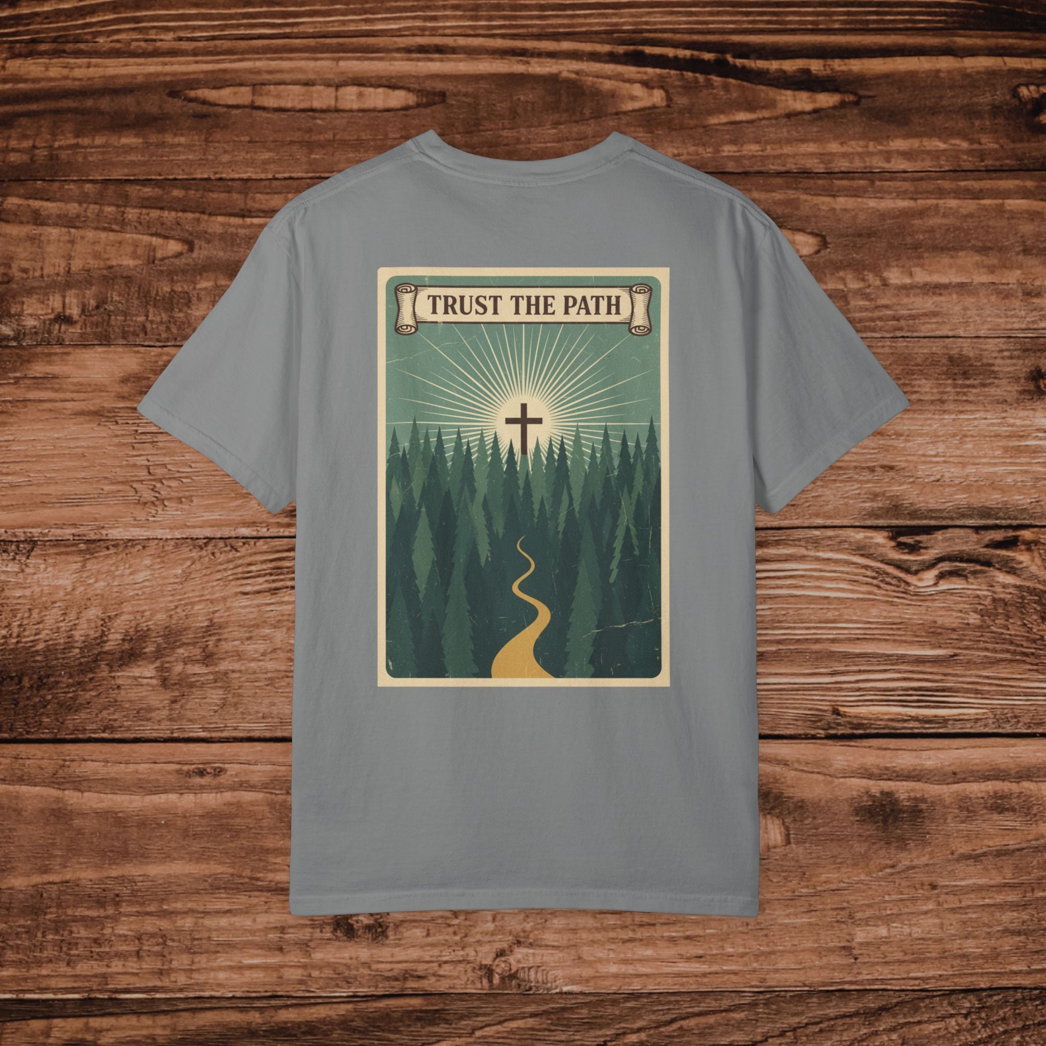 Trust the Path faith-based graphic T-Shirt | Inspirational Christian tee