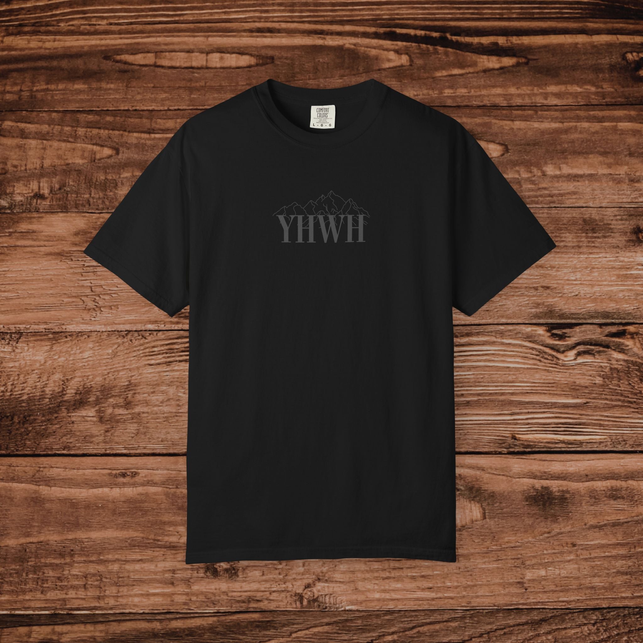YHWH Shirt, Yahweh Hebrew Tee, Christian Minimalist T-shirt, Names of God Apparel, Biblical Typography Shirt | Faith Based Gift for Women