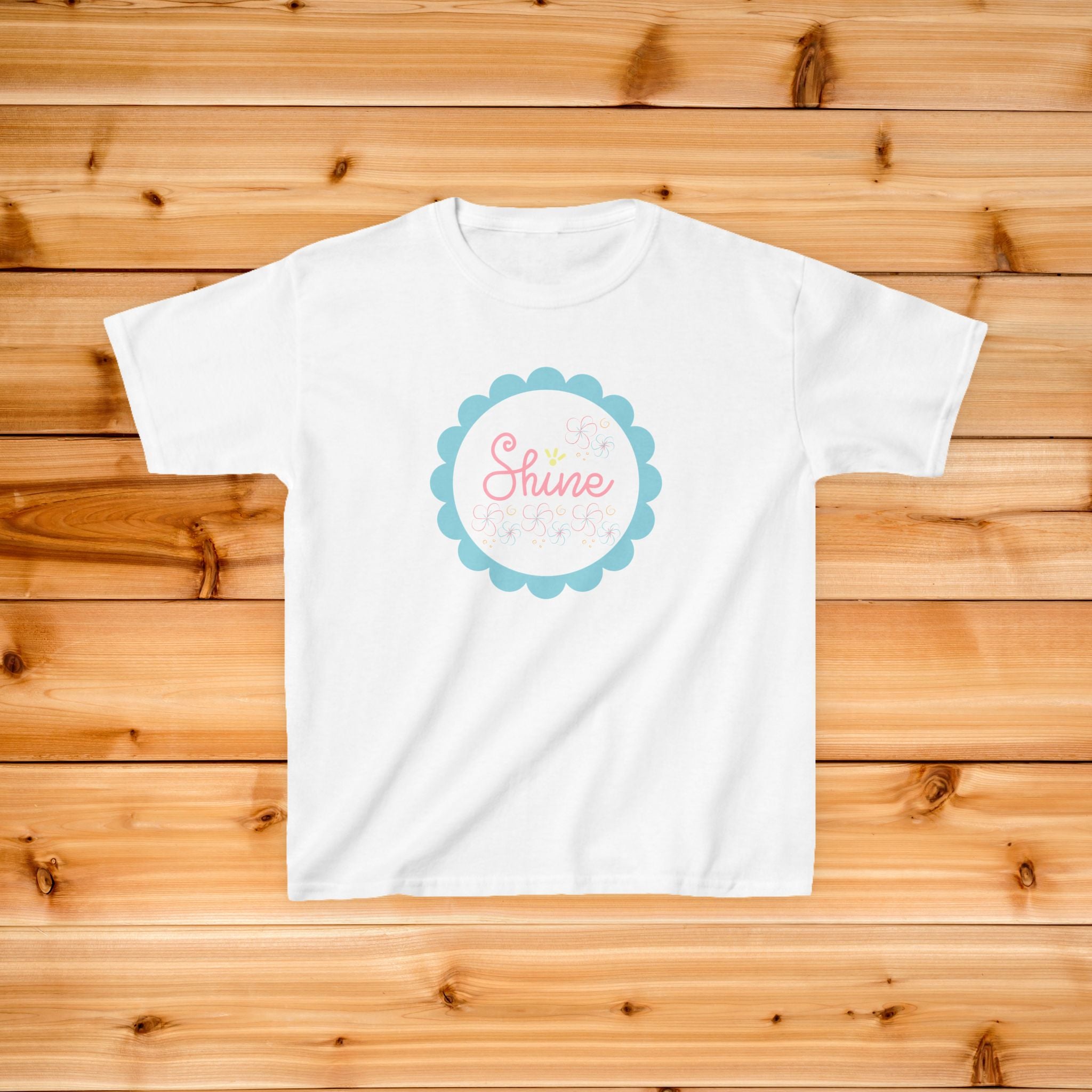 Shine pastel Girls Tee | floral