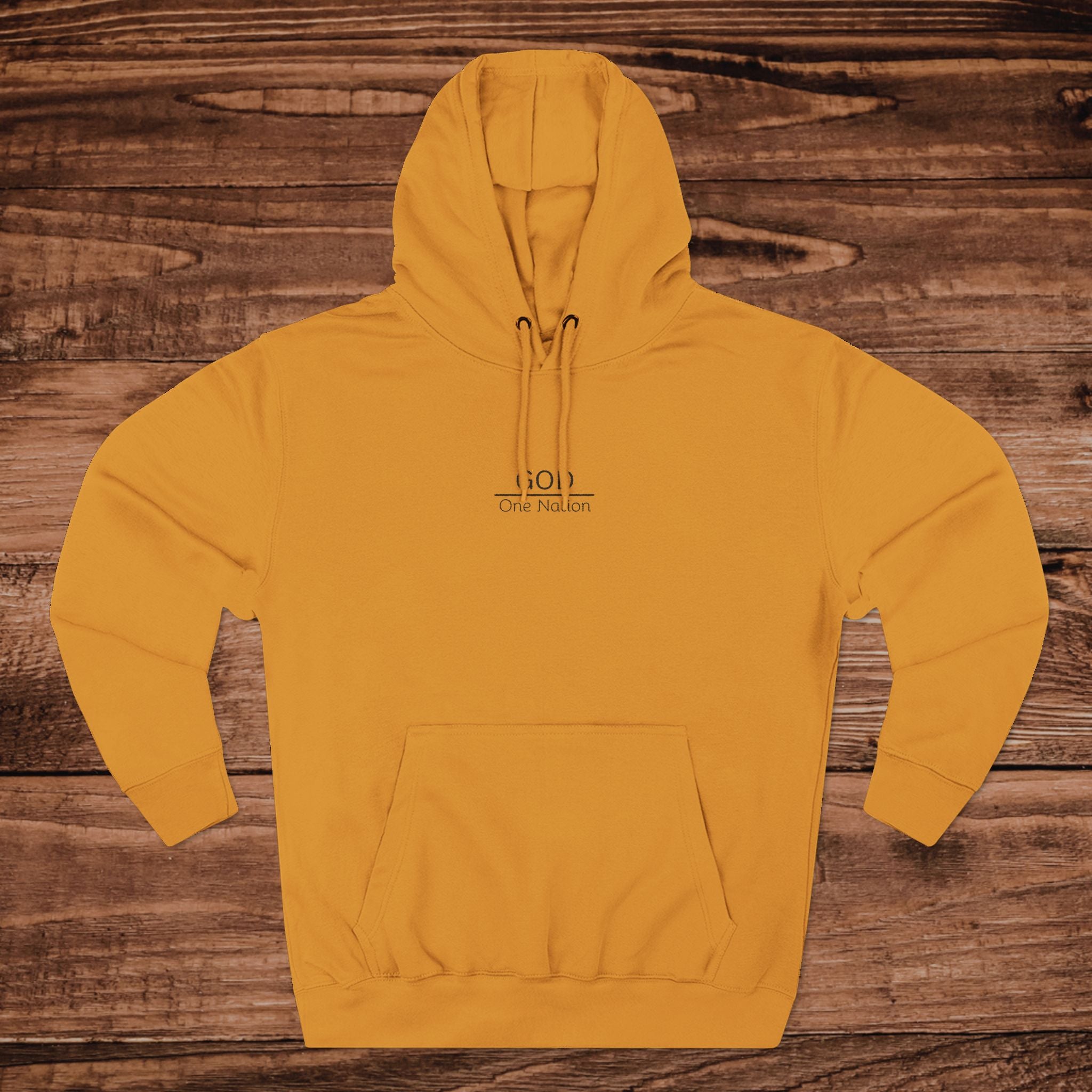 One Nation Under GOD Embroidary hoodie