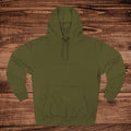 He is with you Cross Hoodie | Three-Panel Fleece Hoodie