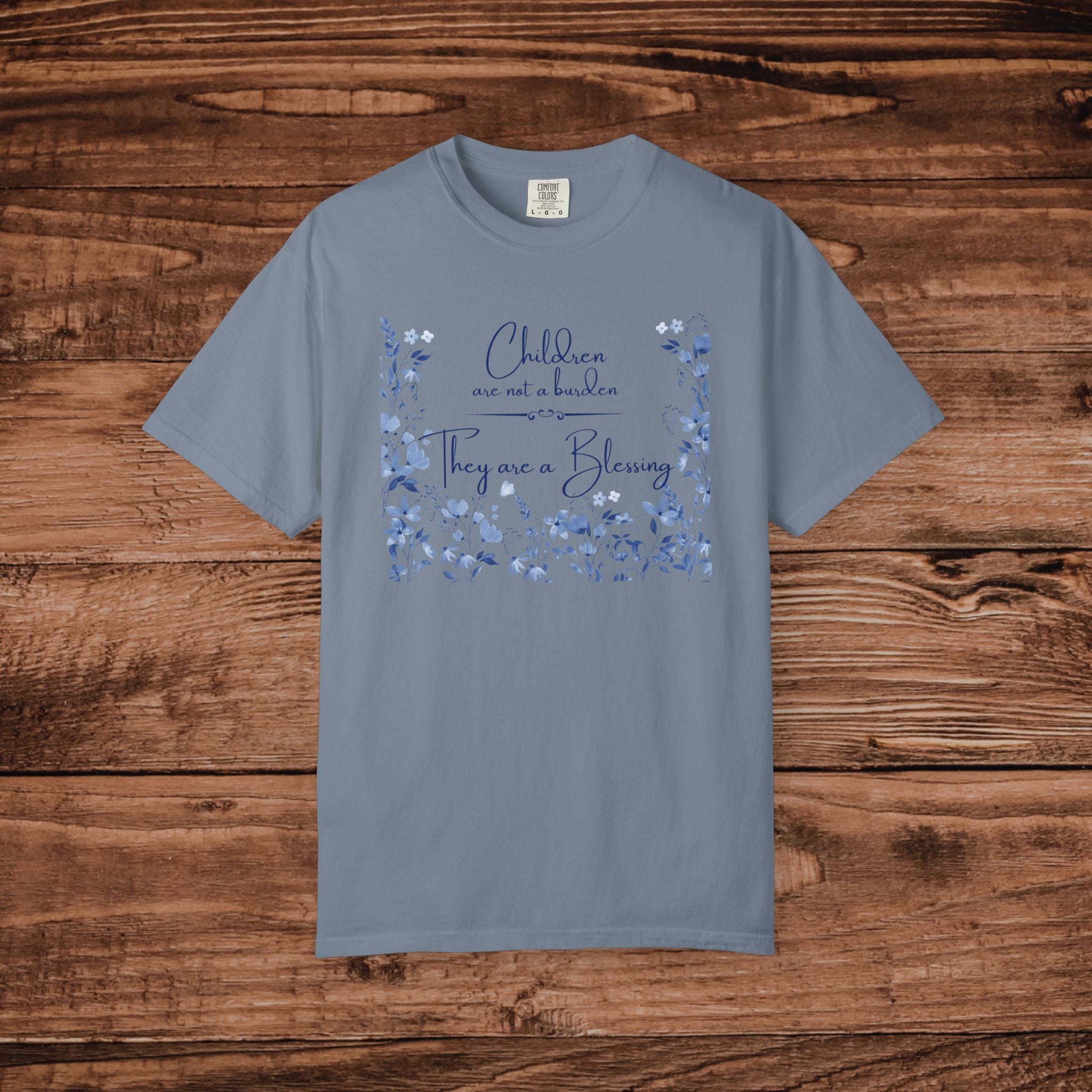 Children Are a Blessing Floral T-shirt