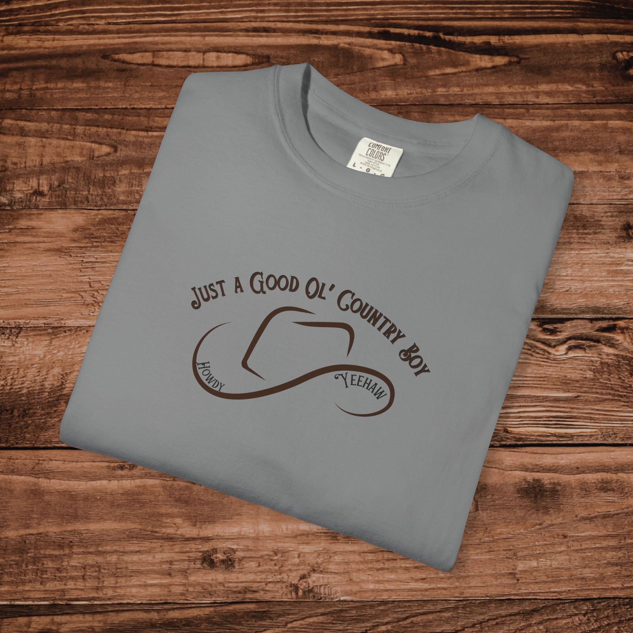 Good Ol Country Boy T-Shirt, Vintage Cowboy Graphic Tee, Retro Southern Farm Shirt, Gift for Country Music Fan, Comfort Colors Tee