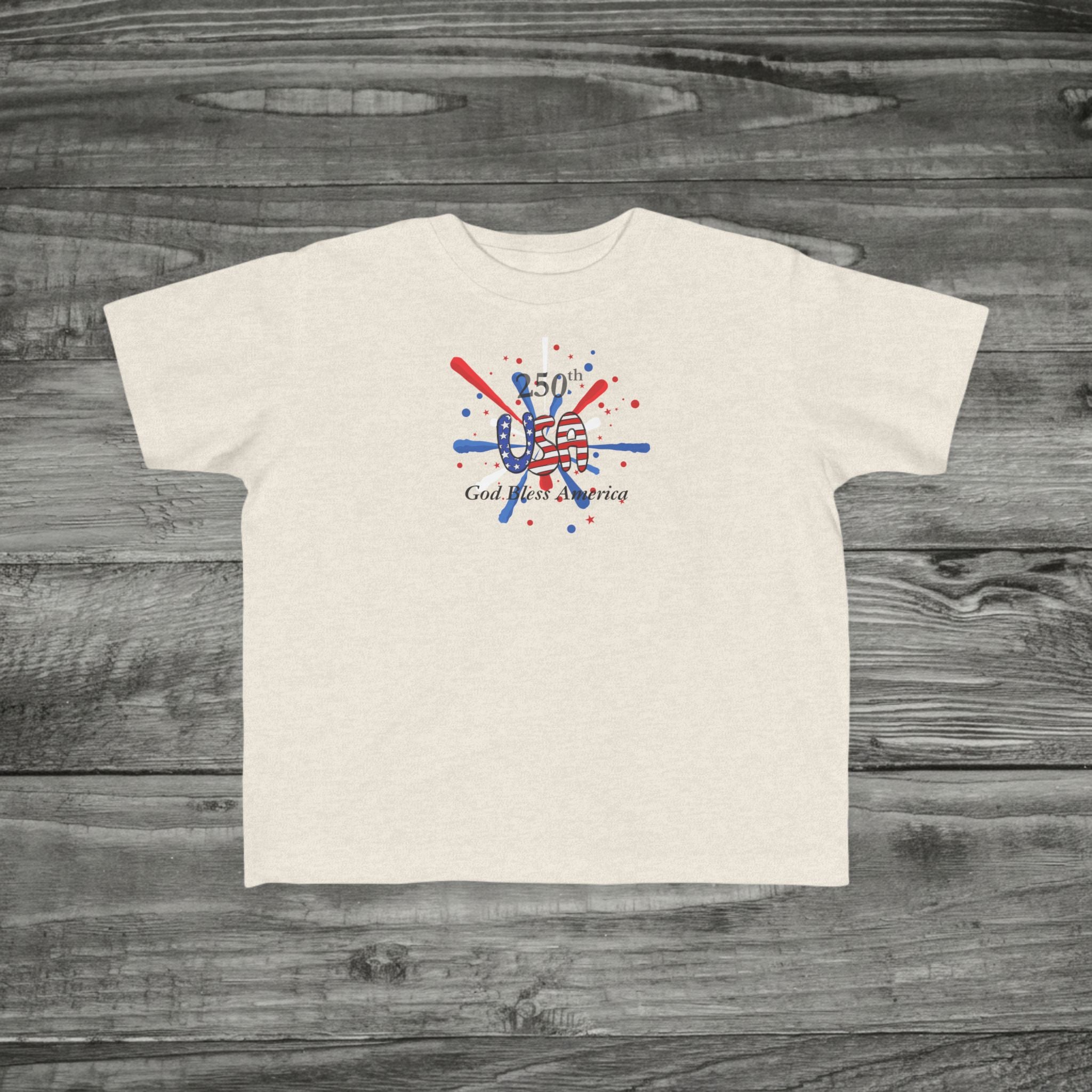 Toddler 250th USA Tee | 4th July Shirt