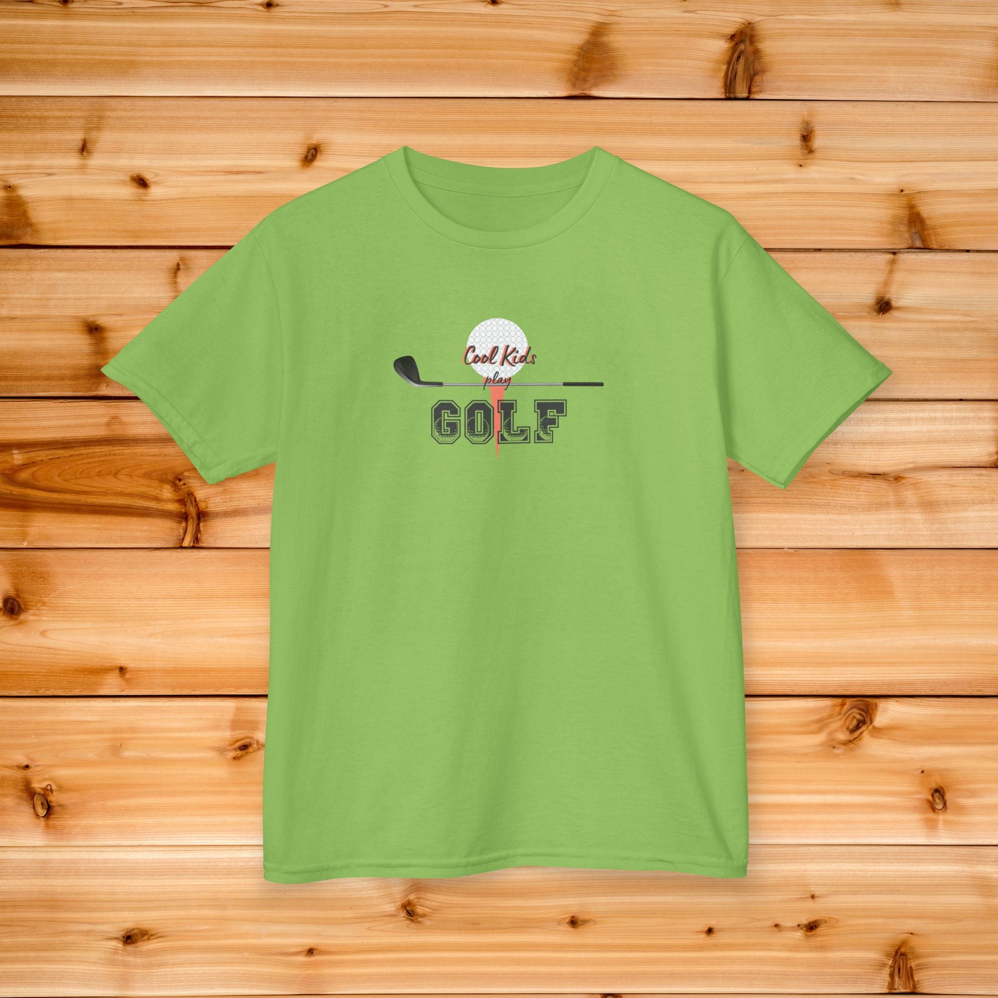 Cool Kids Play Golf Shirt, Junior Golfer Graphic Tee, Toddler Golfing T-shirt, Youth Country Club Apparel, Minimalist Golf Gift for Kids