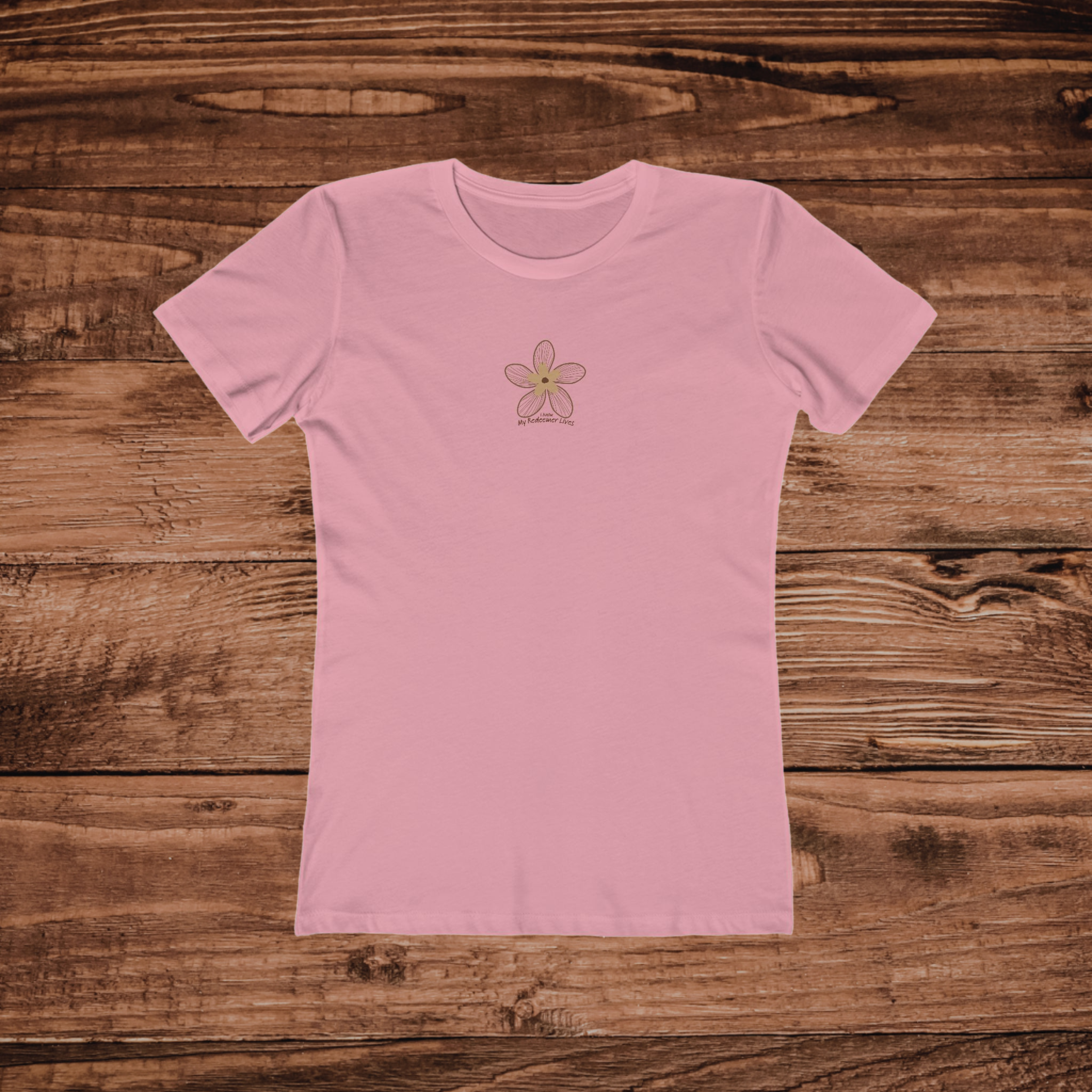 Daisy Boyfriend Tee My Redeemer Lives