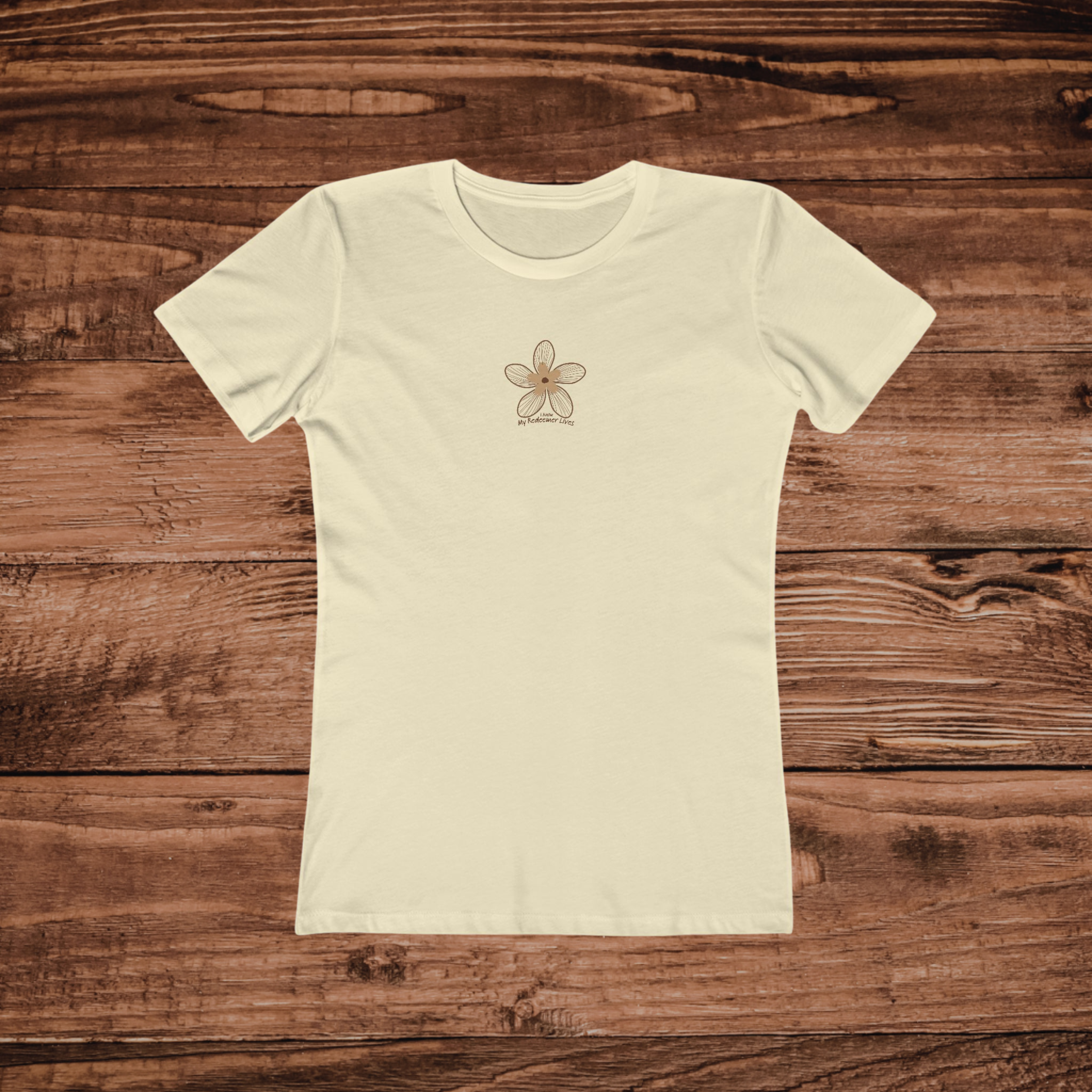 Daisy Boyfriend Tee My Redeemer Lives
