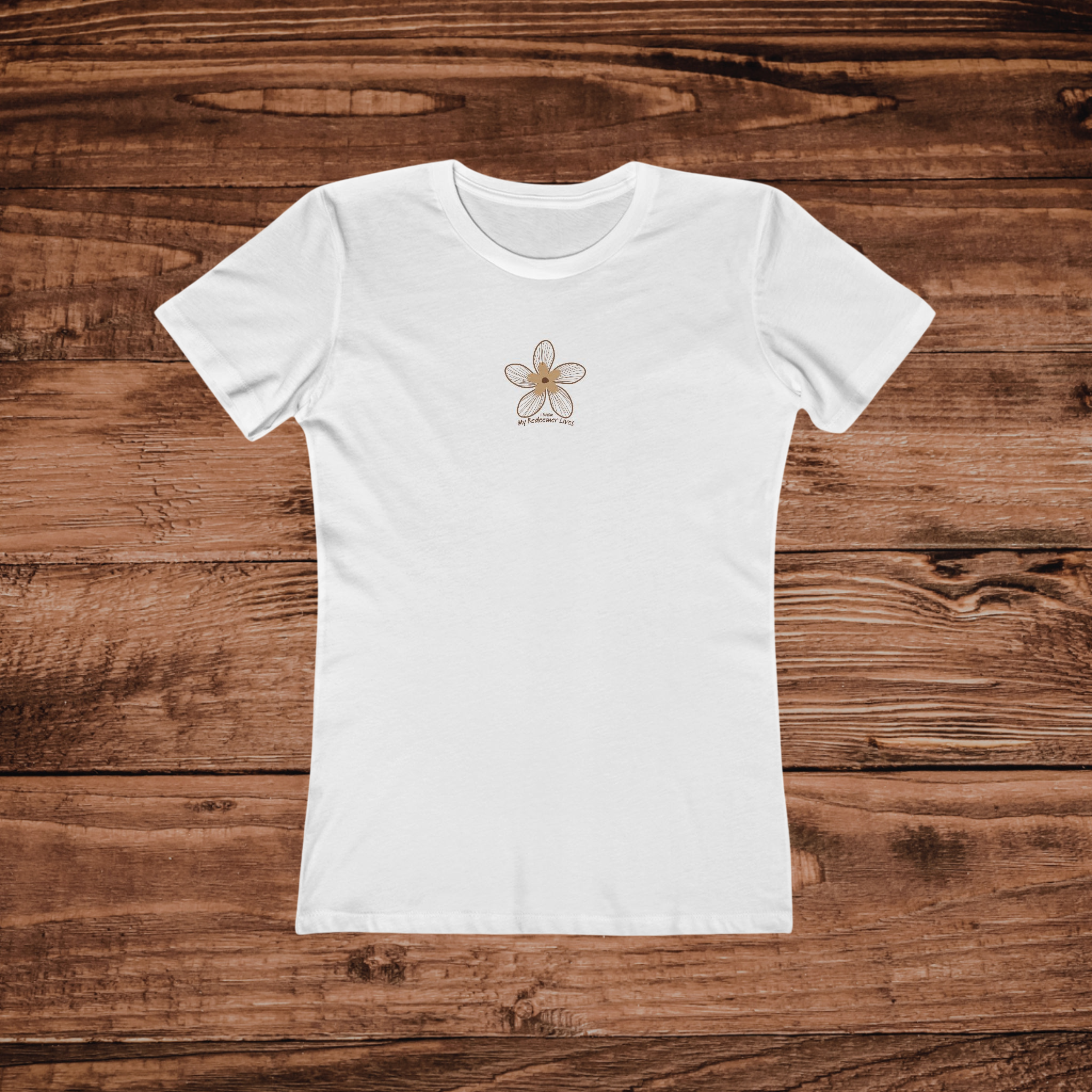 Daisy Boyfriend Tee My Redeemer Lives