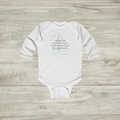 Sail Baby phrase Infant Long Sleeve Bodysuit | nautical theme baby bodysuit